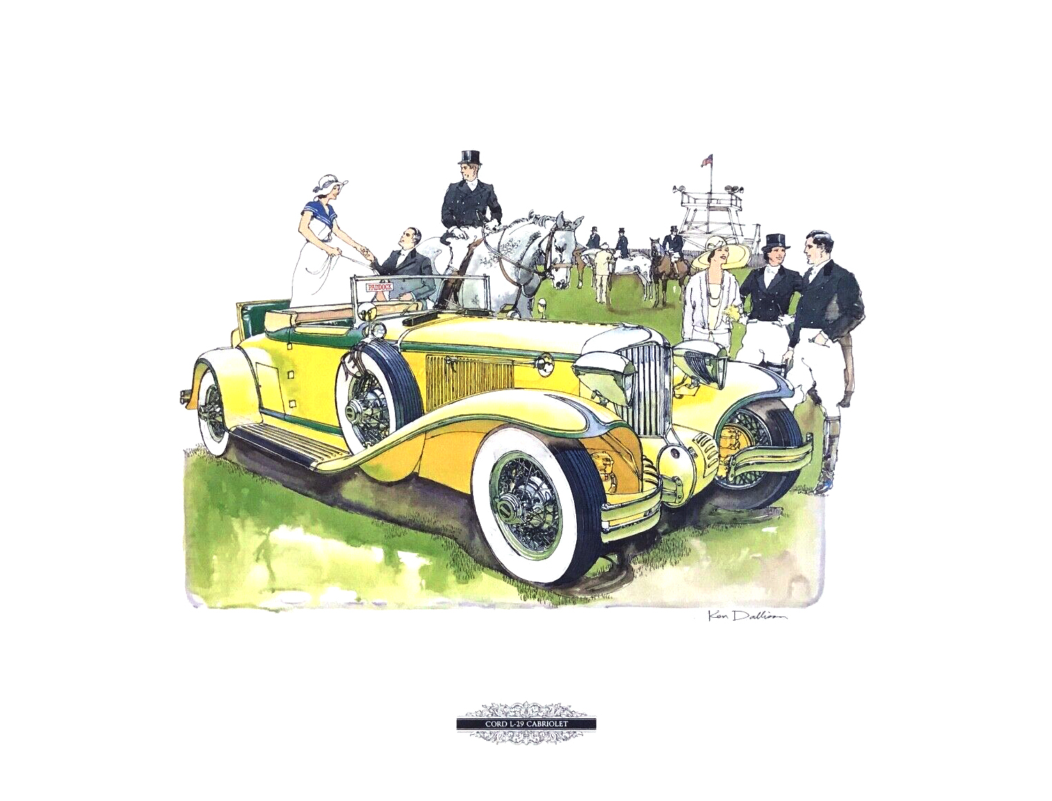 Cord L-29 Cabriolet: Illustrated by Ken Dallison