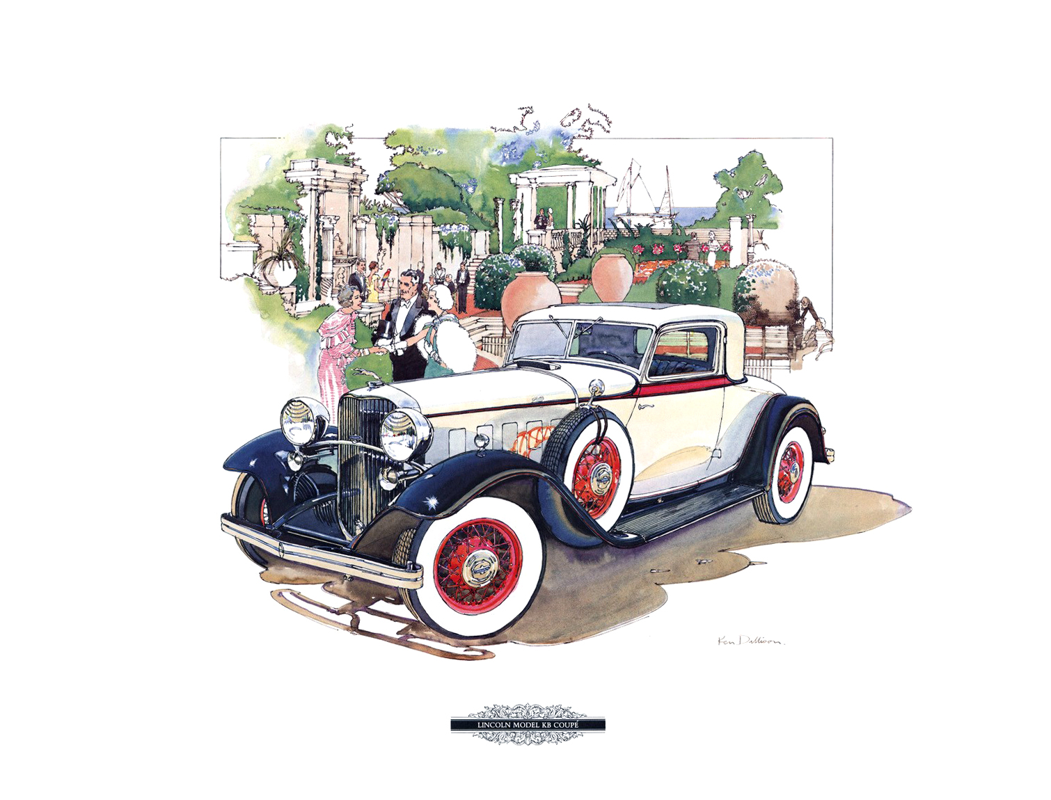 Lincoln Model KB Coupe: Illustrated by Ken Dallison