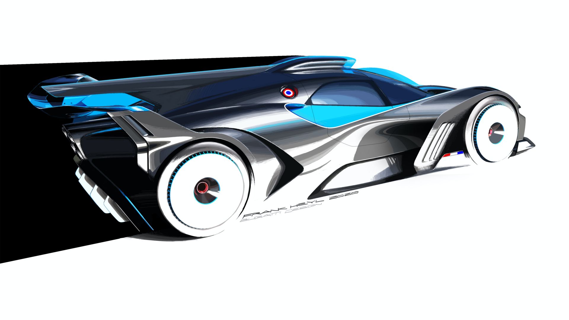 Bugatti Bolide (2020) – Design sketch
