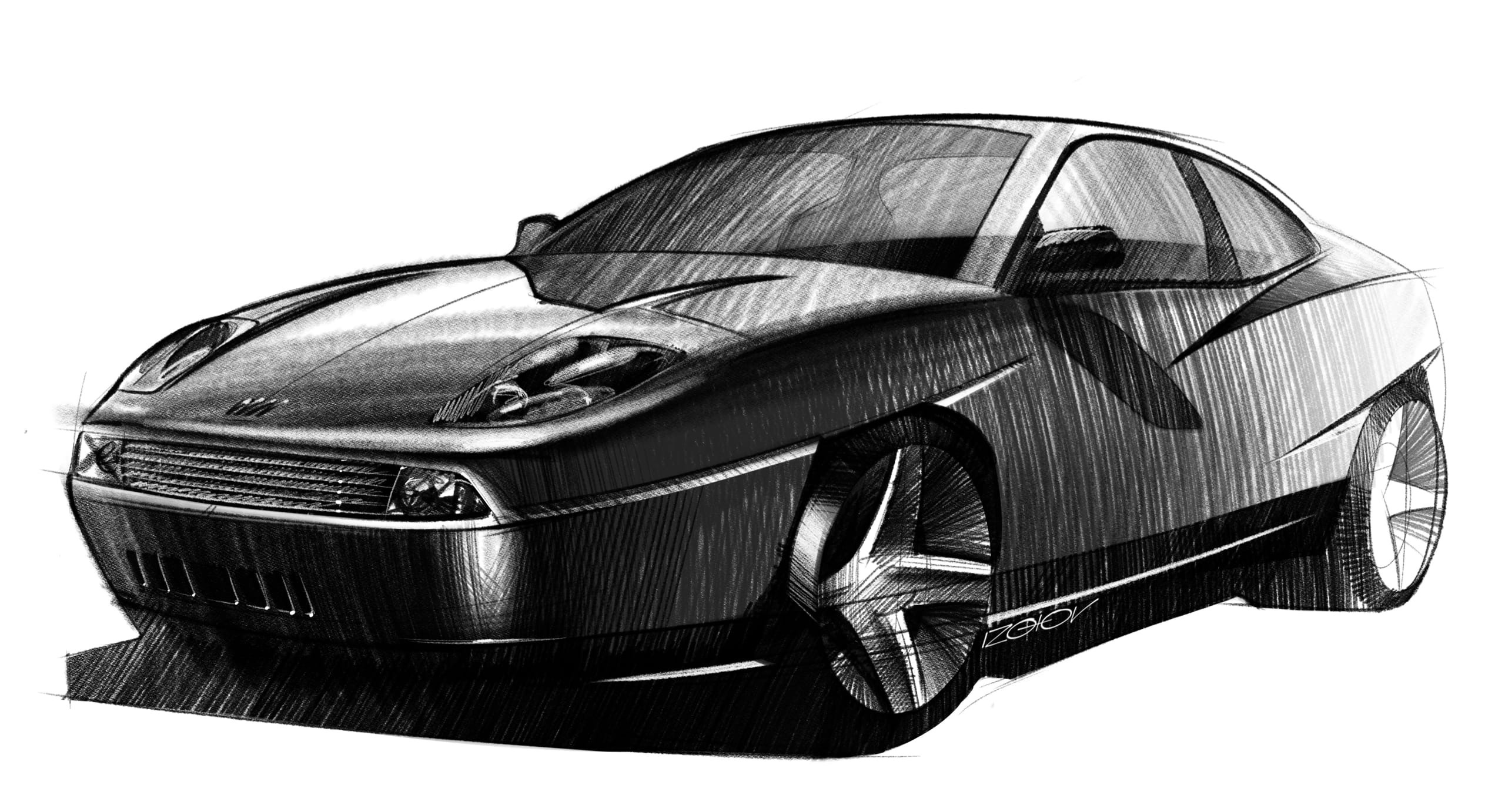 1993 Fiat Coupé – Illustrated by Anton Izotov