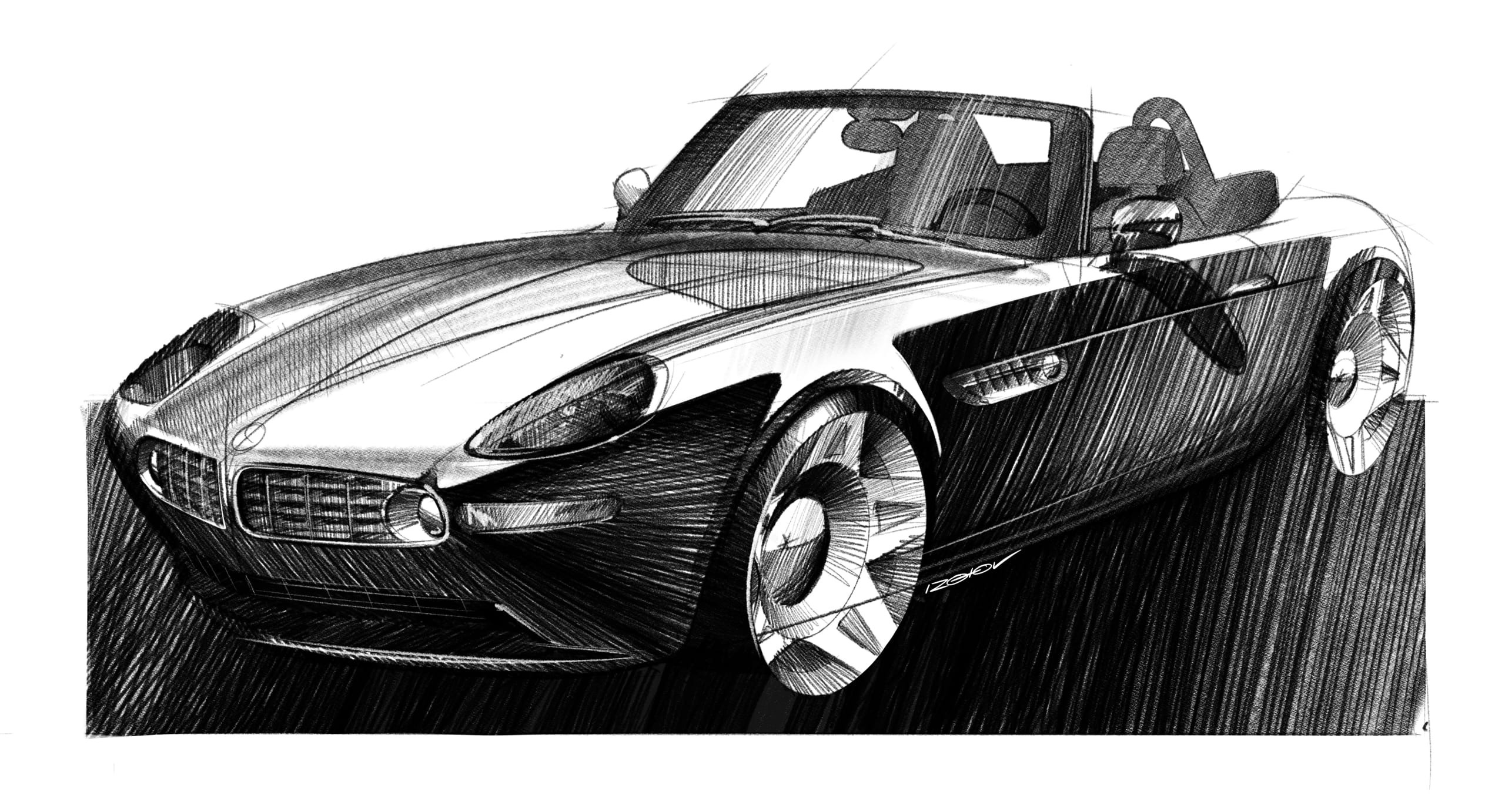 2000 BMW Z8 – Illustrated by Anton Izotov