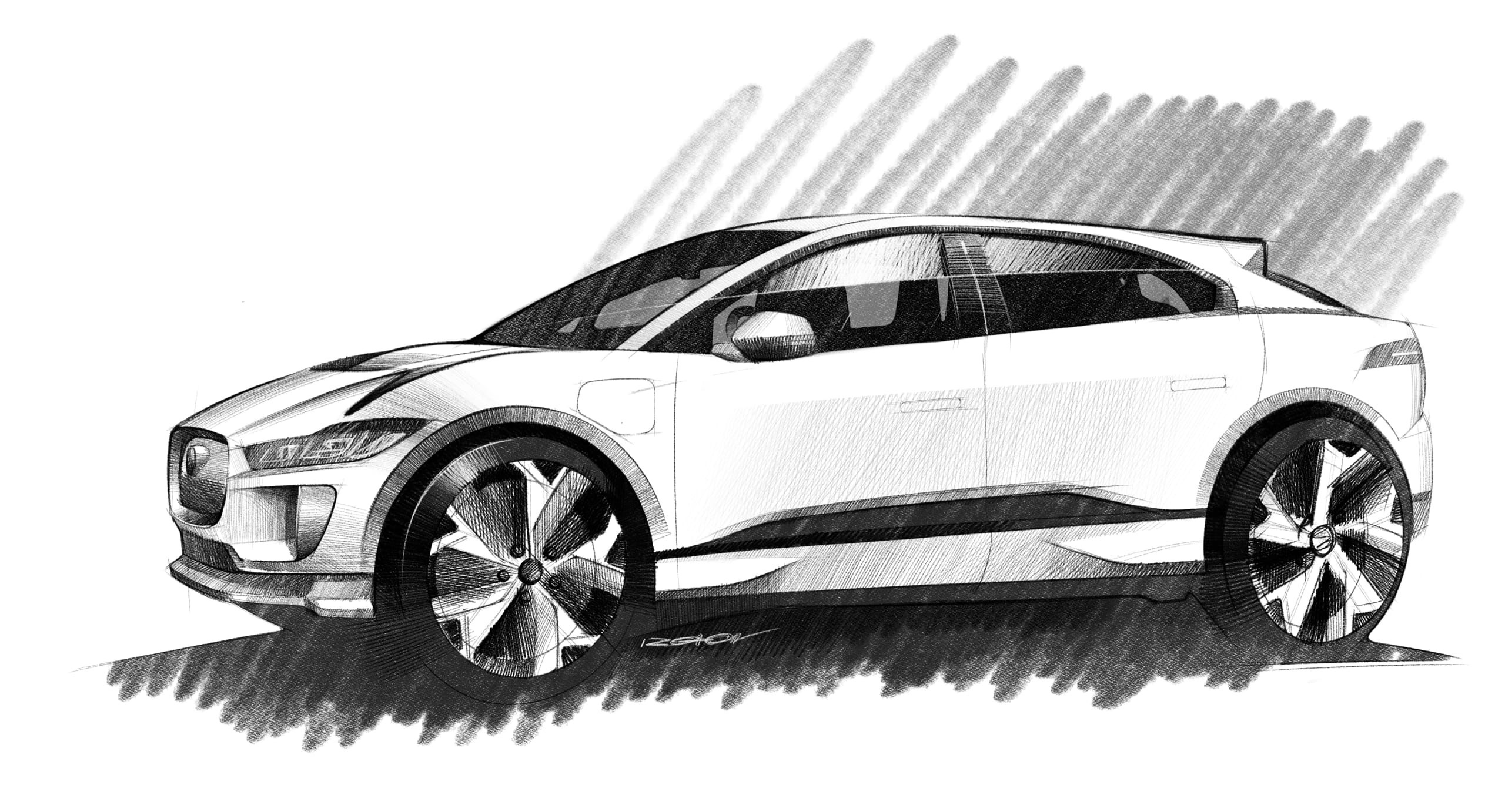 2018 Jaguar I-Pace – Illustrated by Anton Izotov