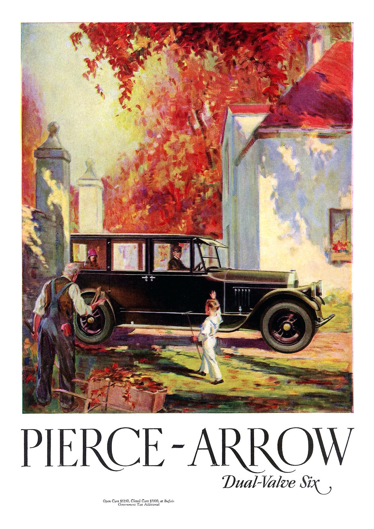 Pierce-Arrow Ad (September, 1925) – Illustrated by J. Karl