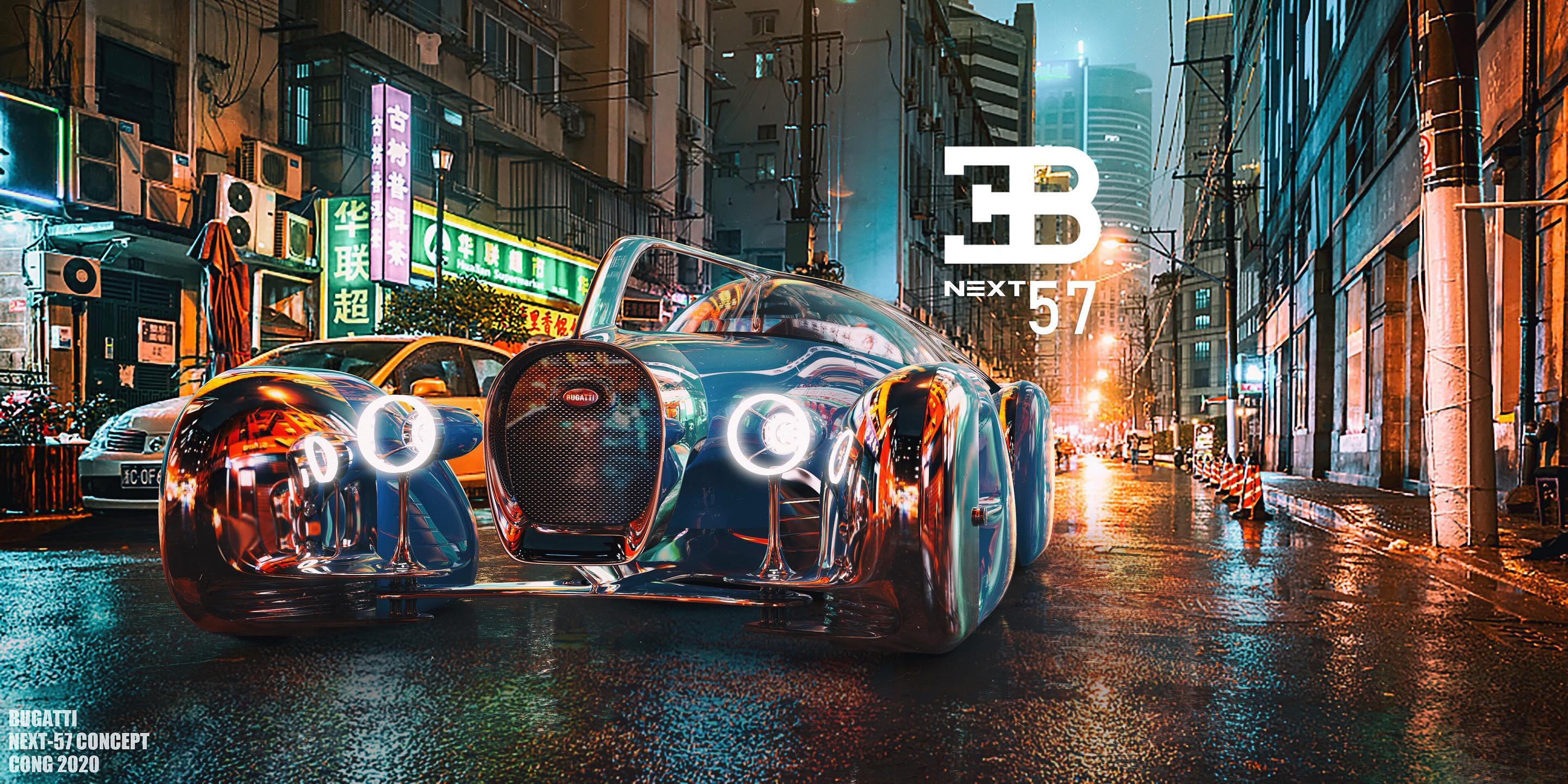 Bugatti NEXT-57 Concept by Cong (2020)