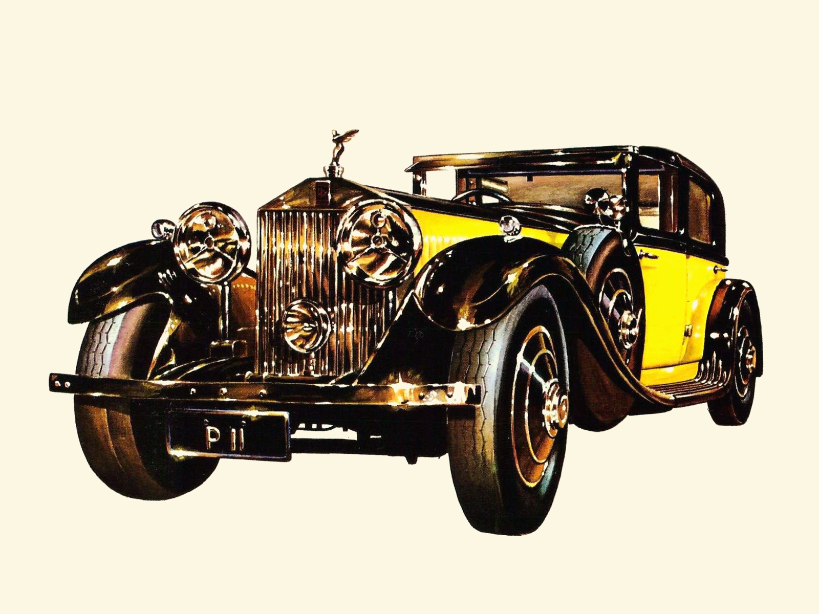 1930 Rolls-Royce Phantom II – Illustrated by Alfredo De la María