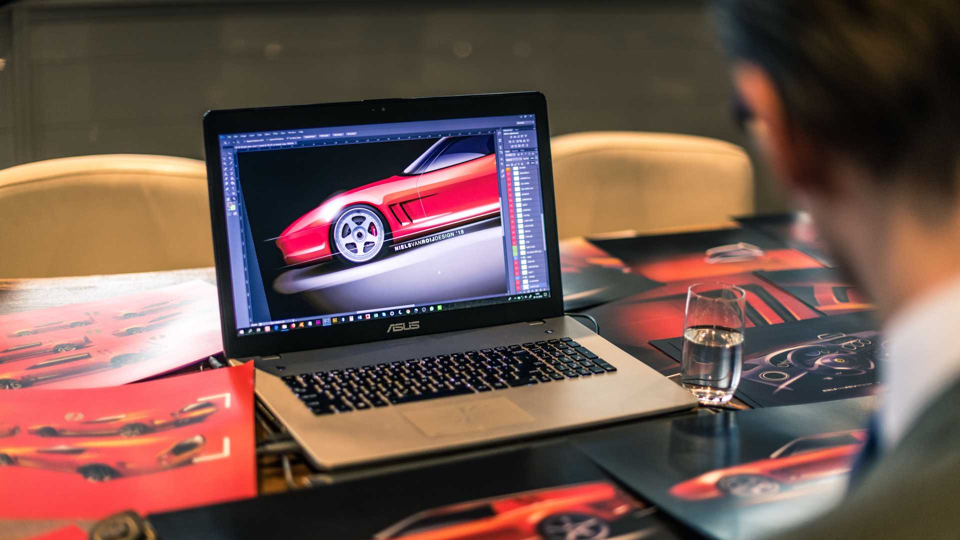 Ferrari Breadvan Homage by Niels van Roij Design – Design Process