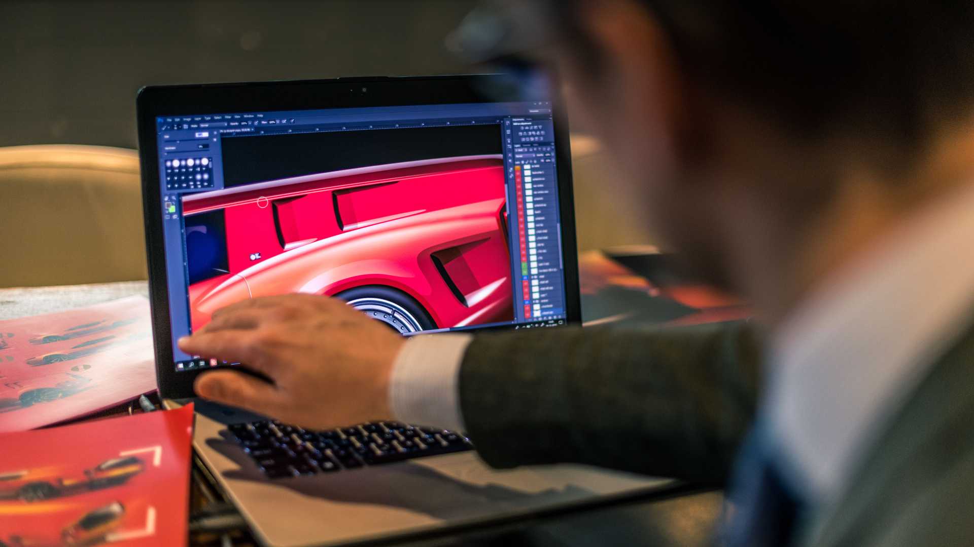 Ferrari Breadvan Homage by Niels van Roij Design – Design Process