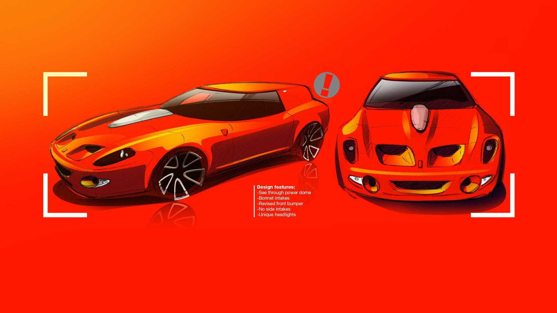 Ferrari Breadvan Homage by Niels van Roij Design – Design Sketch, 2018