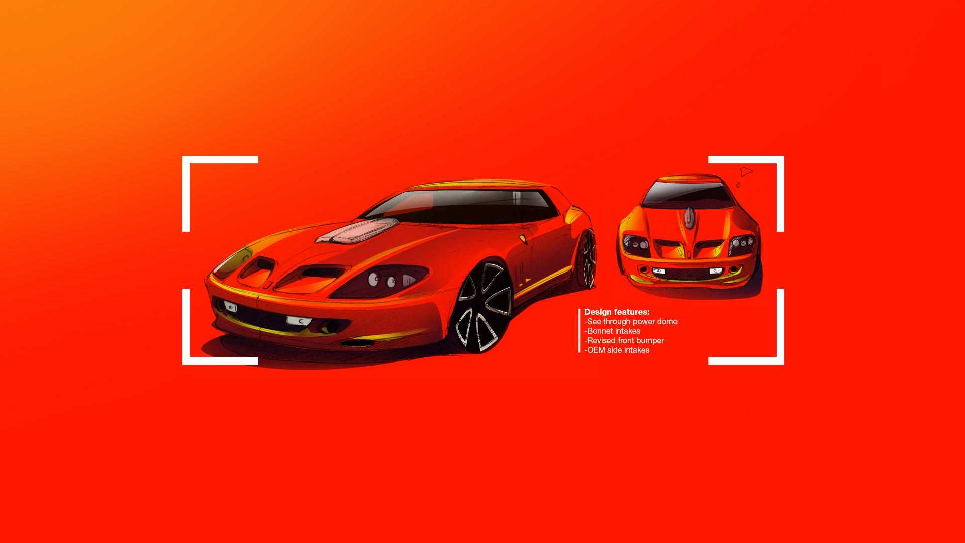 Ferrari Breadvan Homage by Niels van Roij Design – Design Sketch, 2018