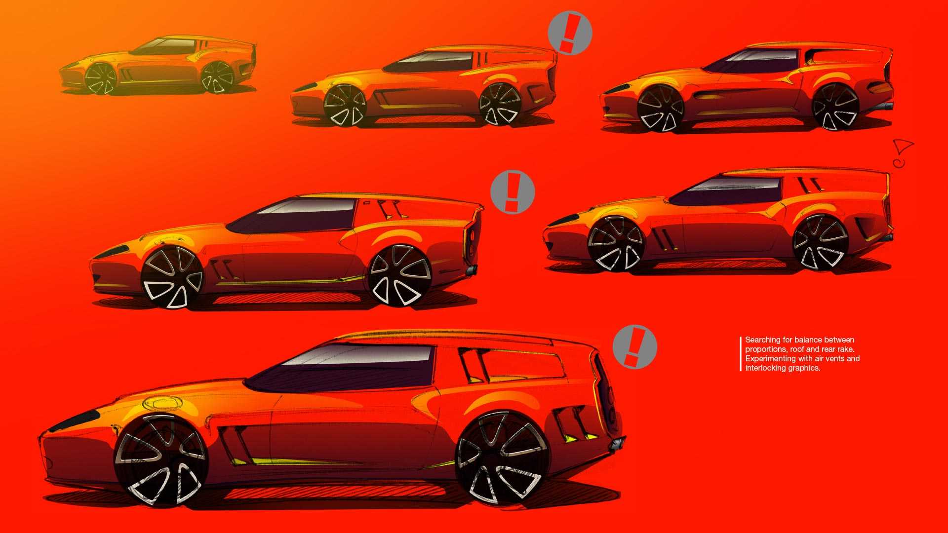 Ferrari Breadvan Homage by Niels van Roij Design – Design Sketch, 2018