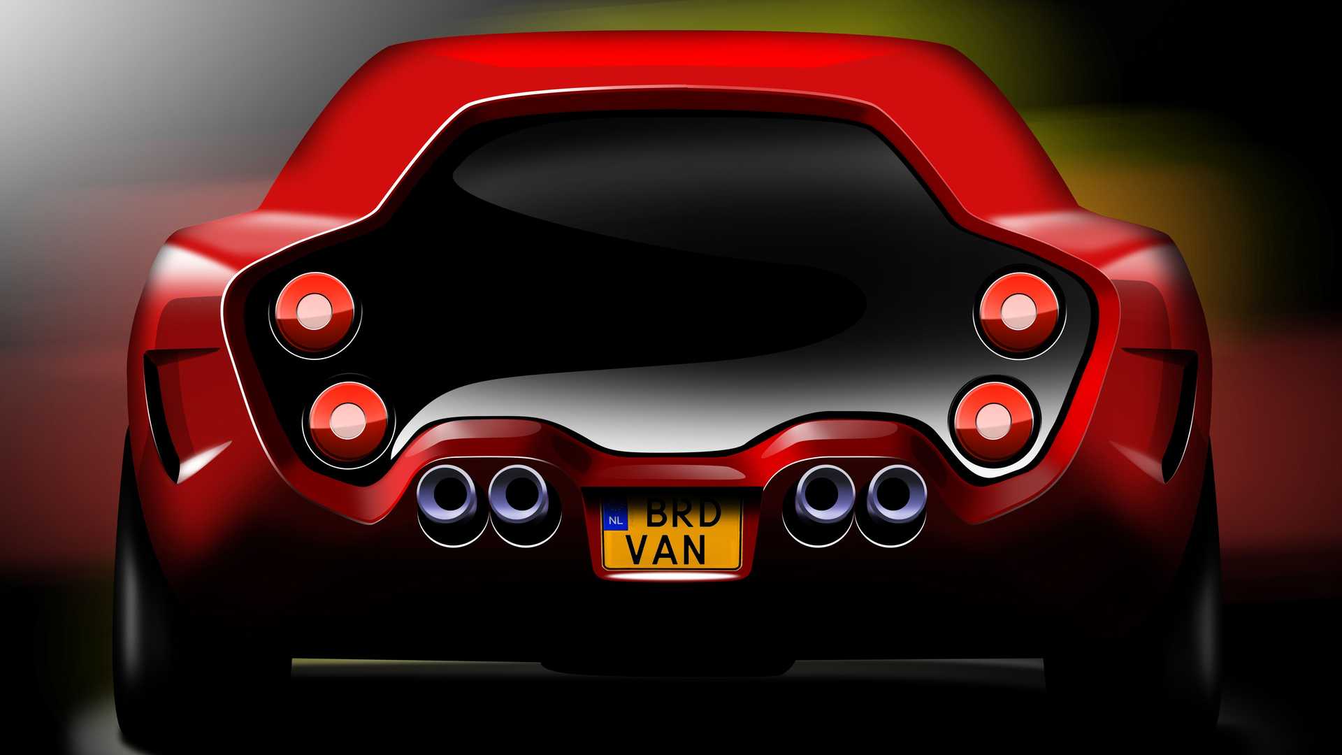 Ferrari Breadvan Homage by Niels van Roij Design – Design Sketch, 2018