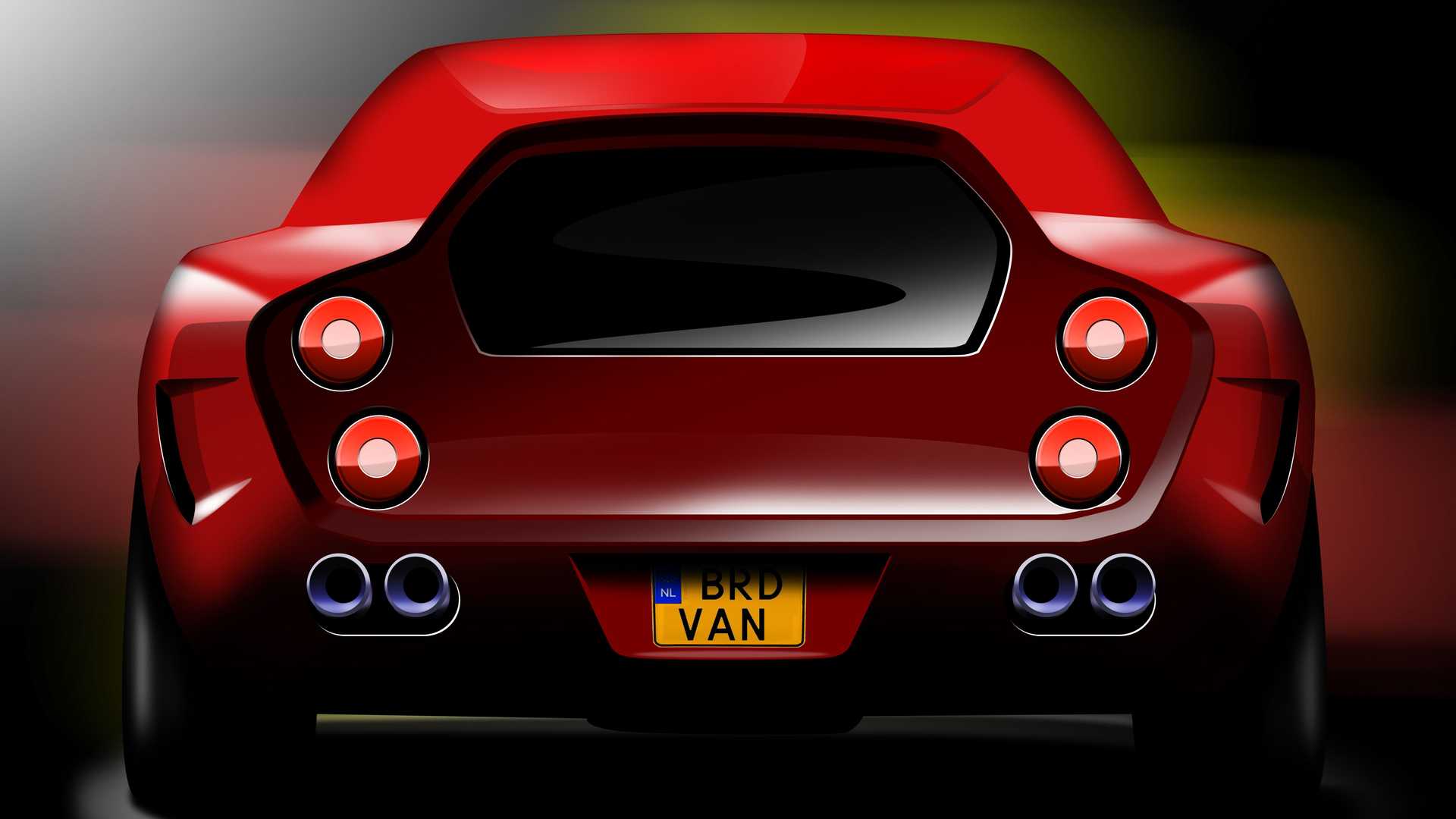 Ferrari Breadvan Homage by Niels van Roij Design – Design Sketch, 2018