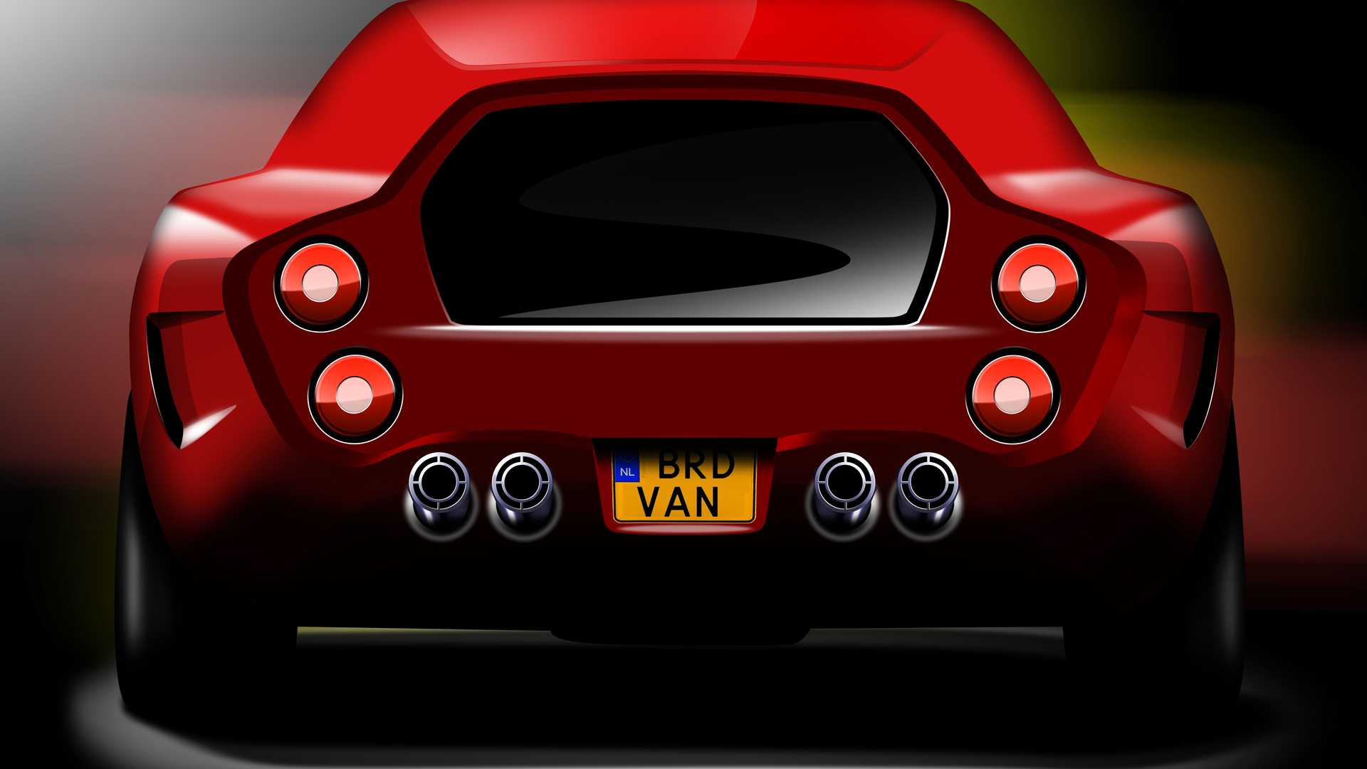 Ferrari Breadvan Homage by Niels van Roij Design – Design Sketch, 2018