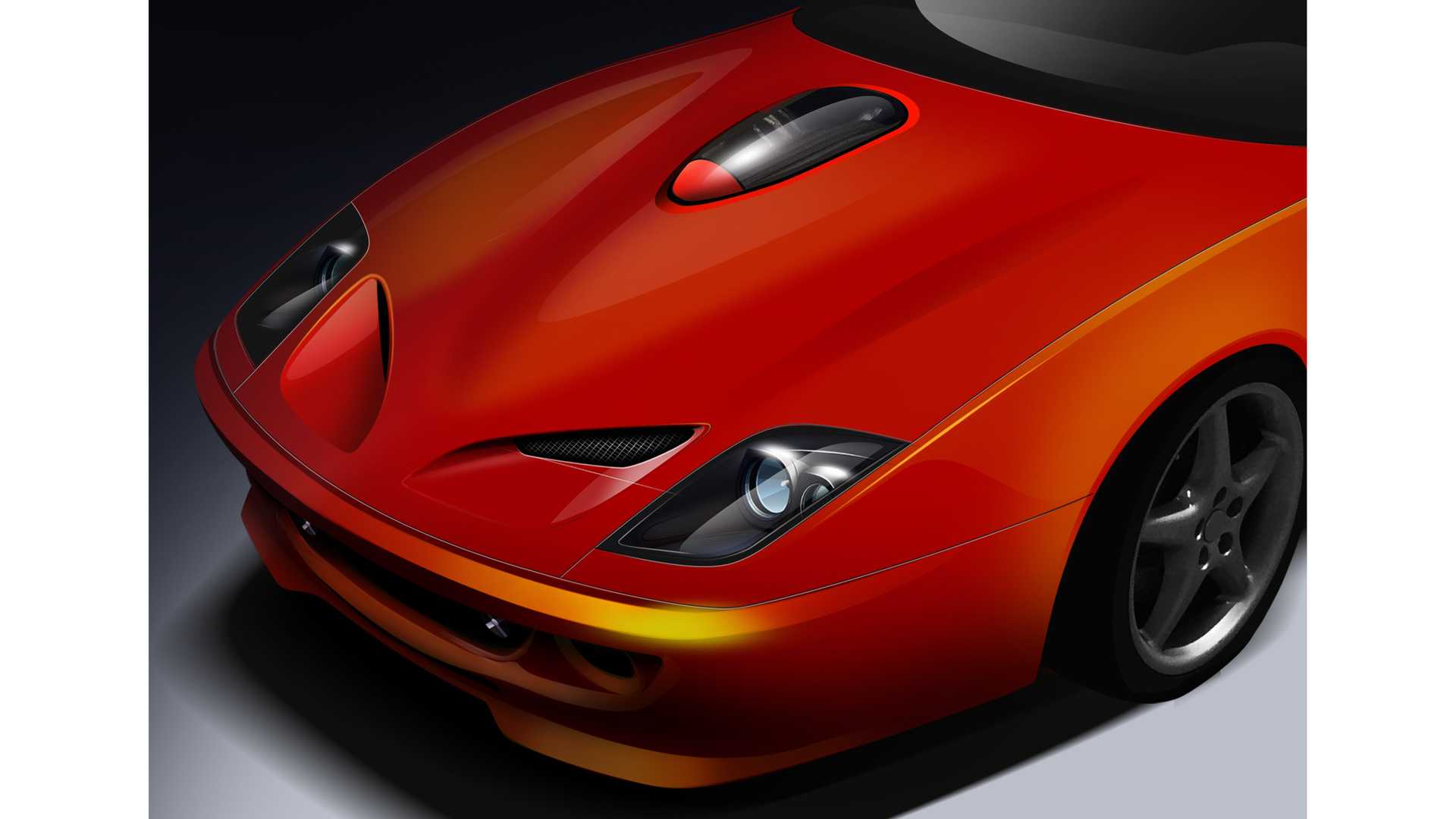 Ferrari Breadvan Homage by Niels van Roij Design – Design Sketch, 2018