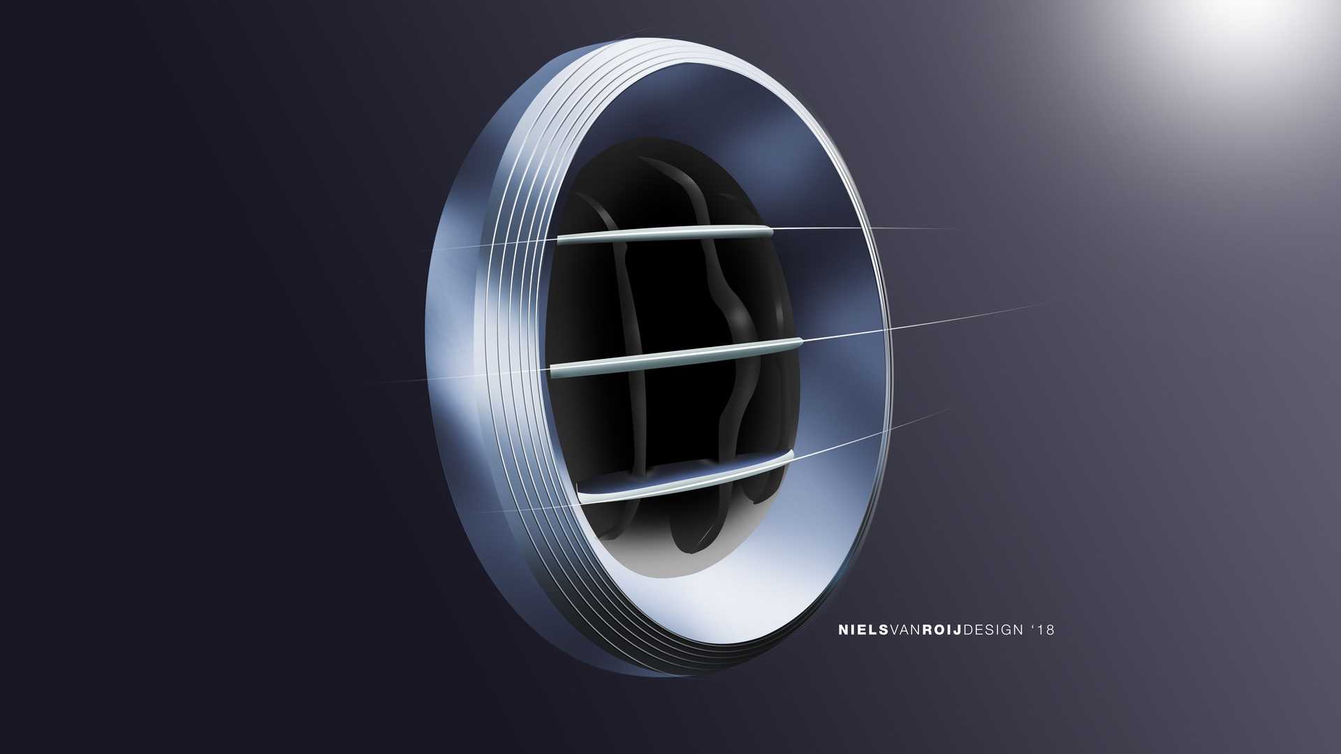 Ferrari Breadvan Homage by Niels van Roij Design – Interior – Design Sketch, 2018