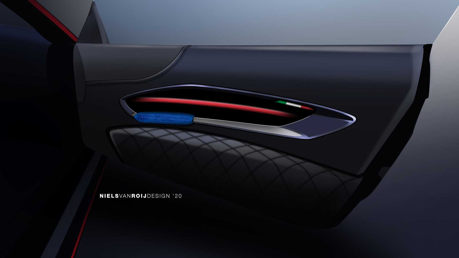 Ferrari Breadvan Homage by Niels van Roij Design – Interior – Design Sketch, 2020