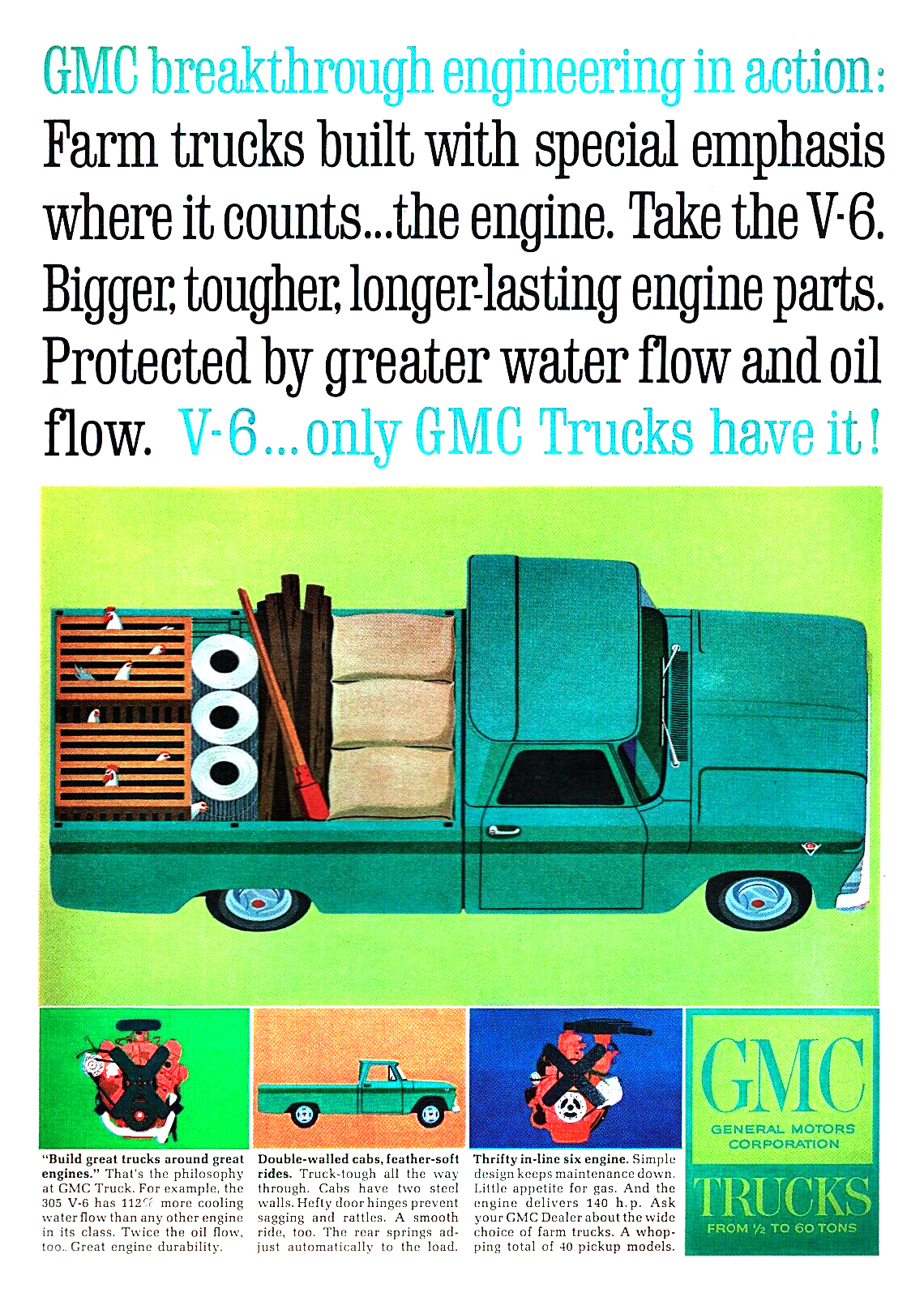 GMC Trucks Ad (1964)