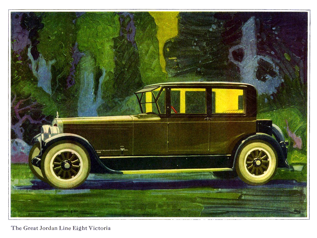 The Great Jordan Line Eight Victoria Ad (1925)
