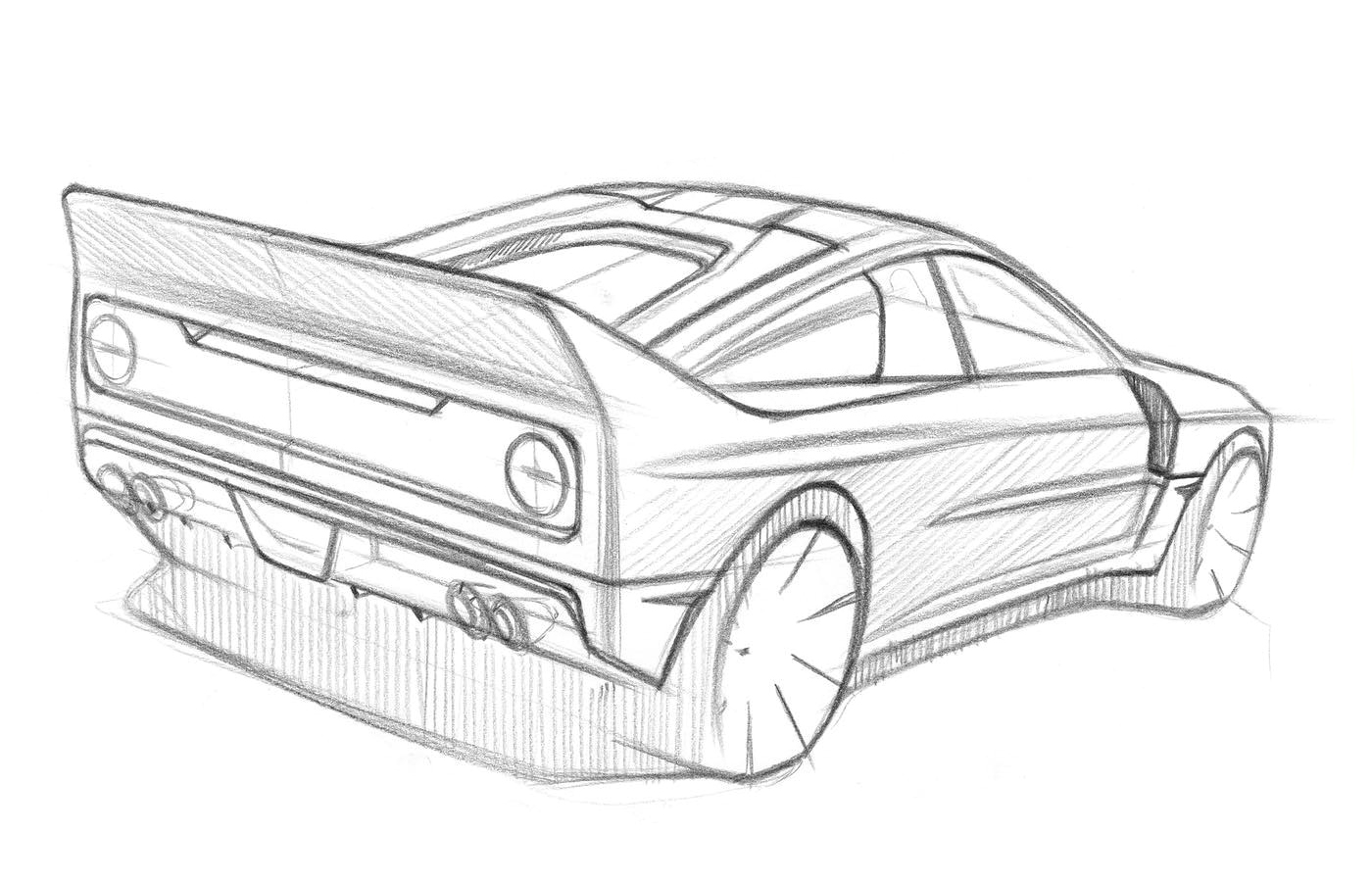 Kimera Automobili EVO37 (2021) - Design Sketch