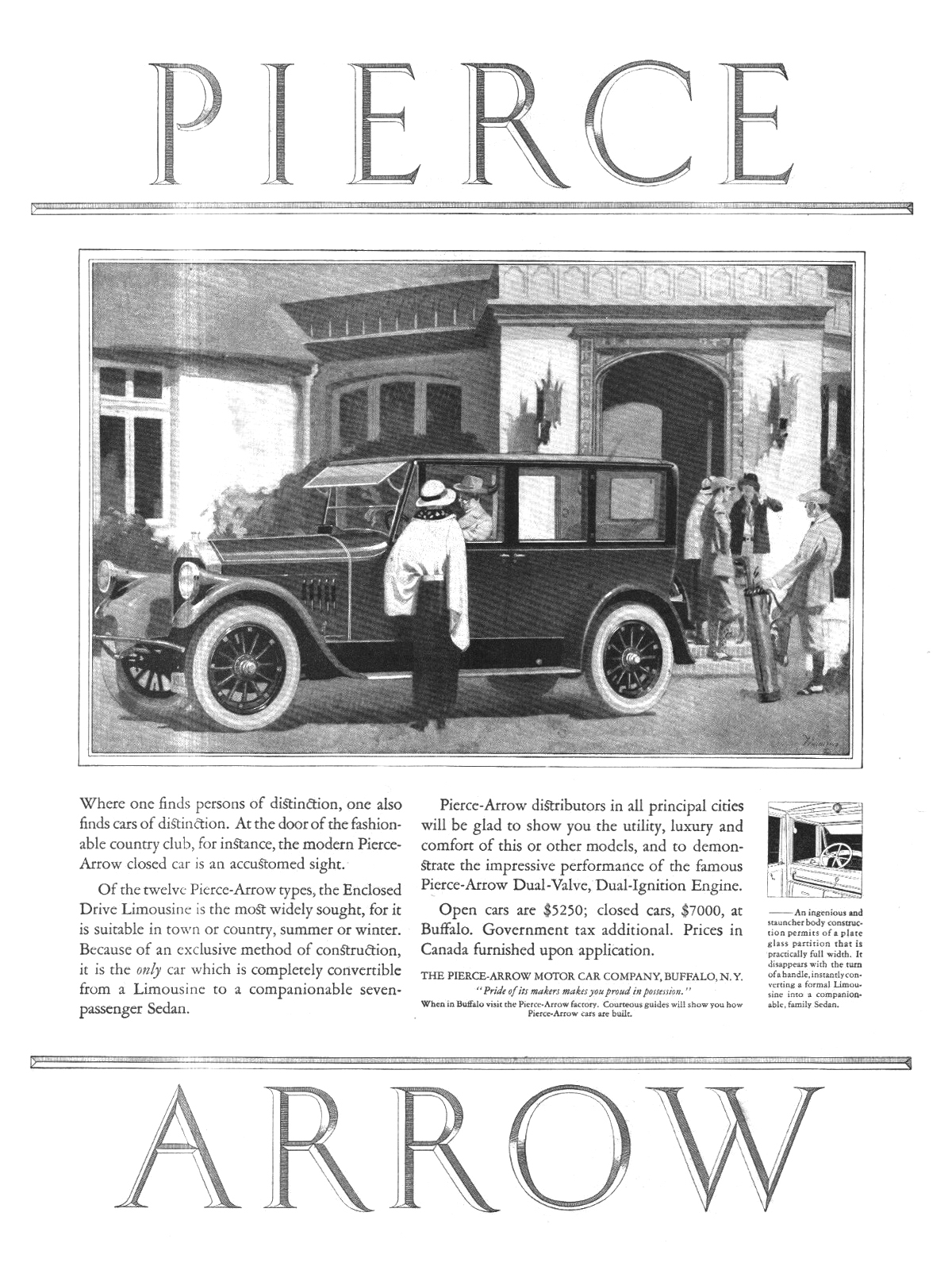 Pierce-Arrow Ad (September, 1923) – Illustrated by Harry Laverne Timmins