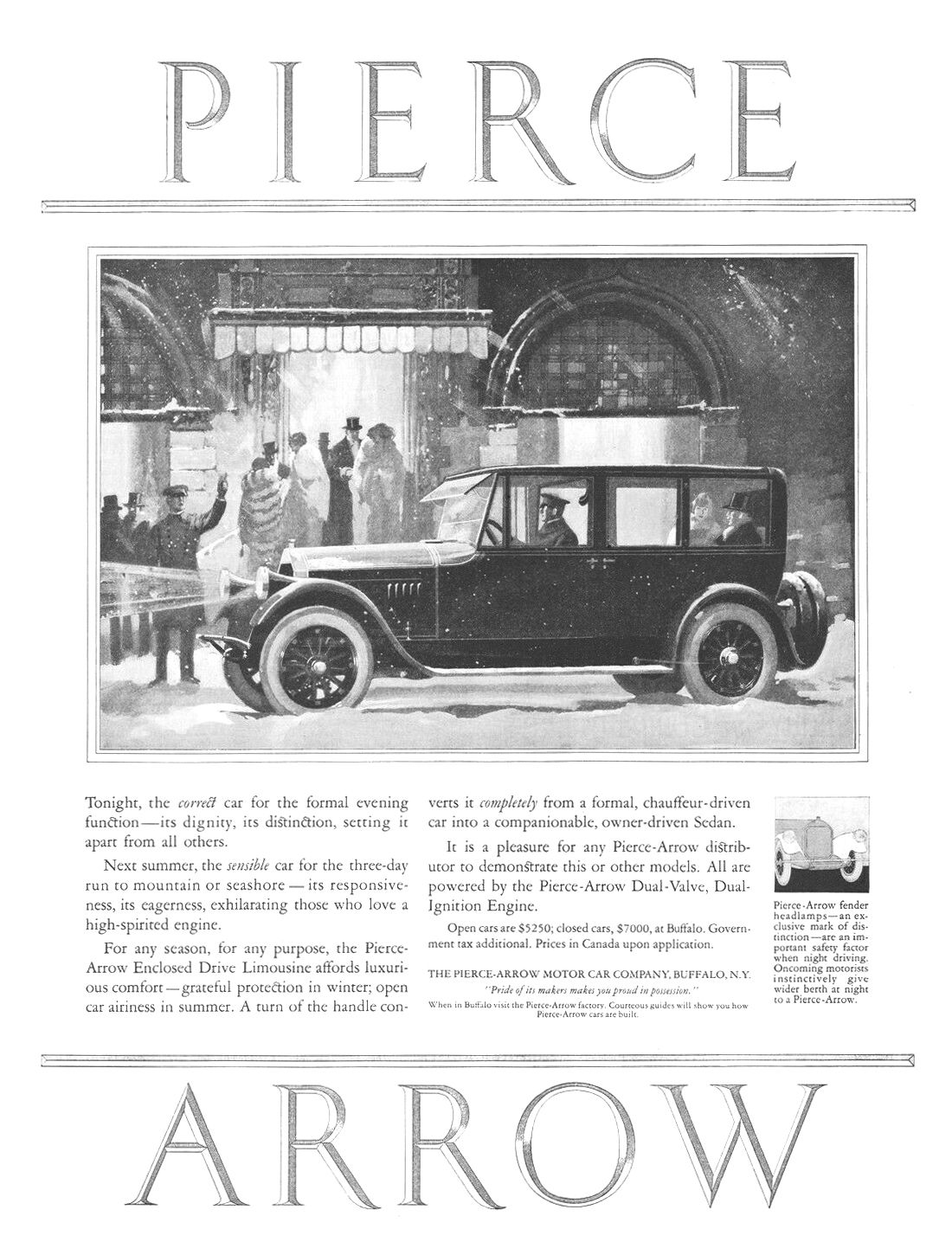 Pierce-Arrow Ad (1923)