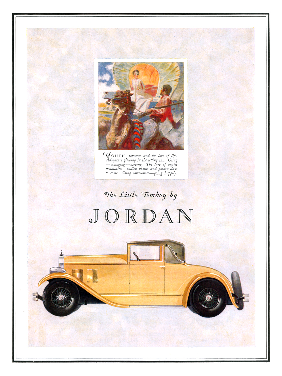 Jordan Ad (March, 1927) – The Little Tomboy by Jordan