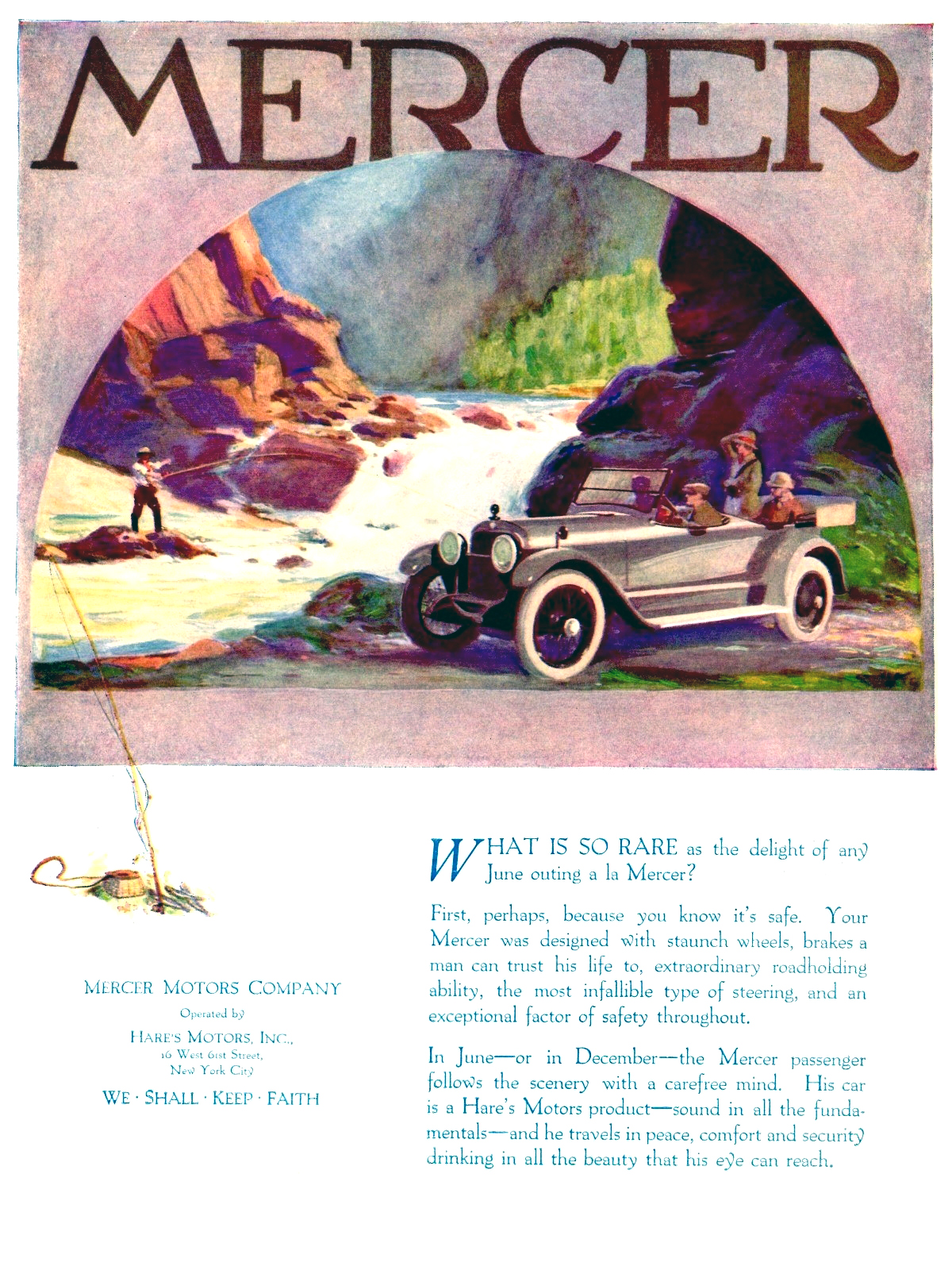 Mercer Series 5 Sport Touring Ad (June, 1920)