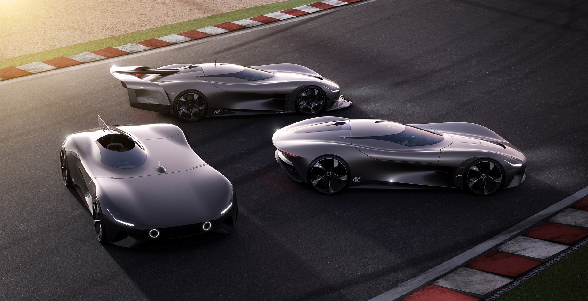 Jaguar Vision Gran Turismo Roadster, Coupé and SV