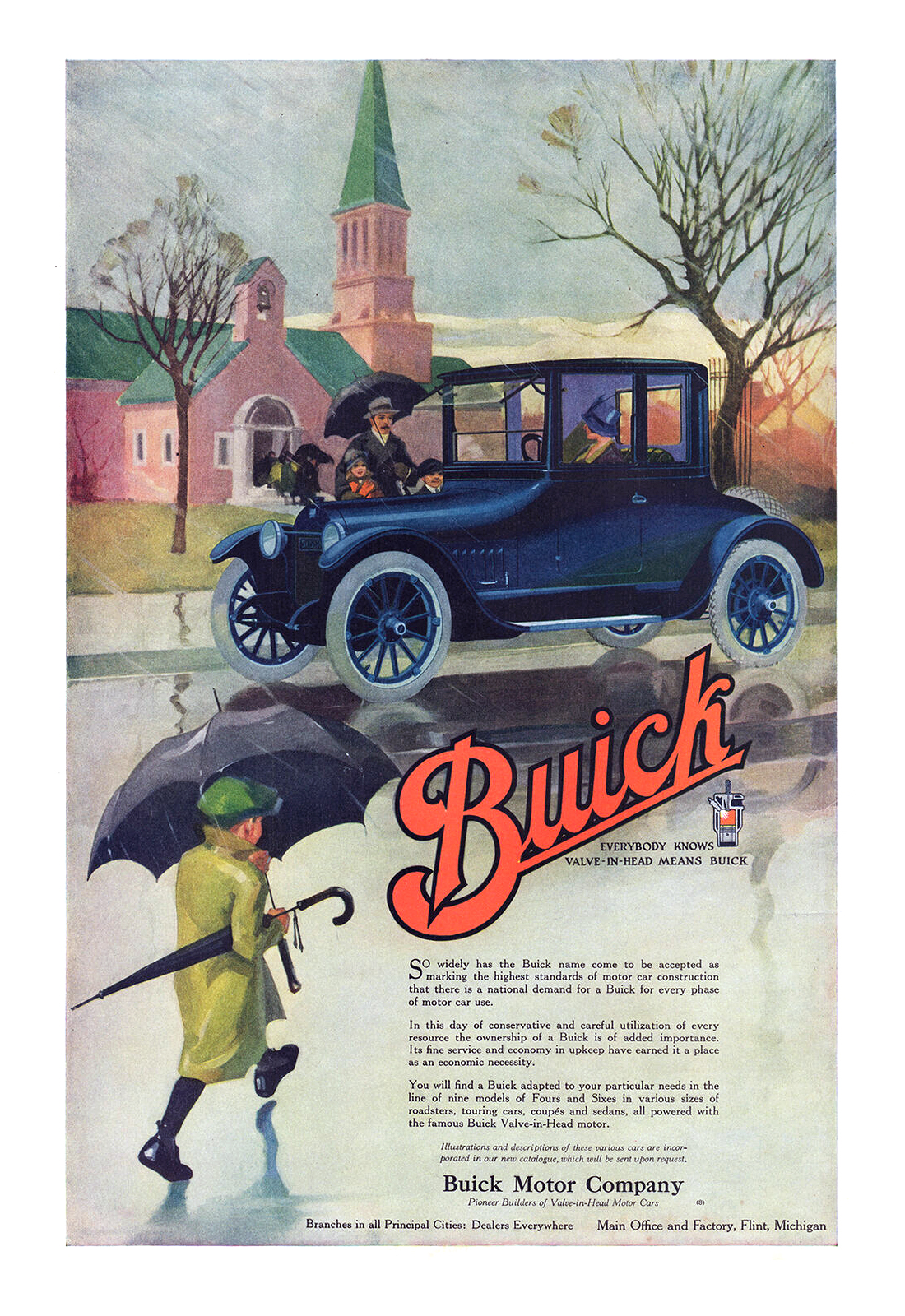 Buick Coupe Ad (1918)