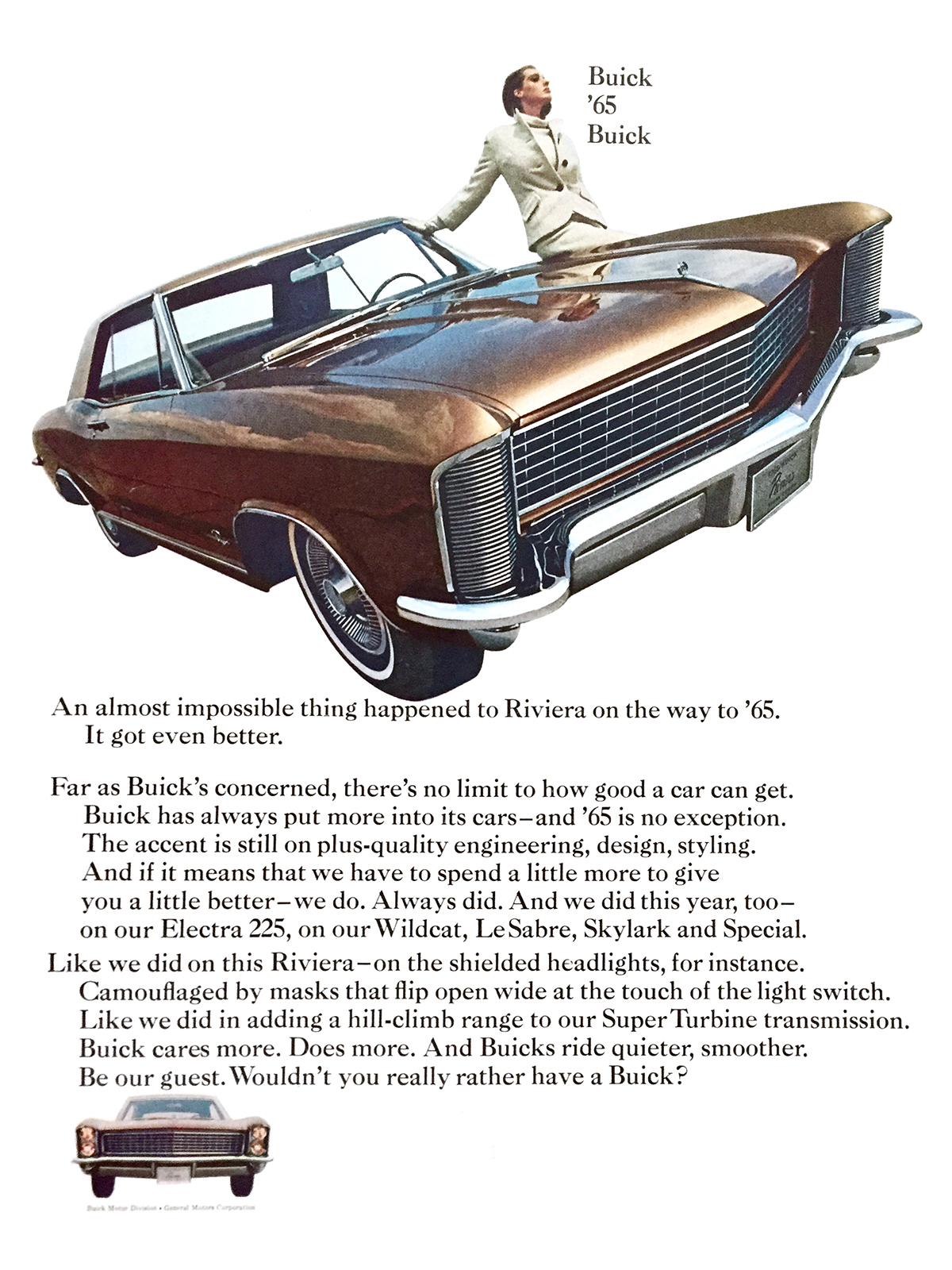 Buick Riviera Ad (October, 1964)