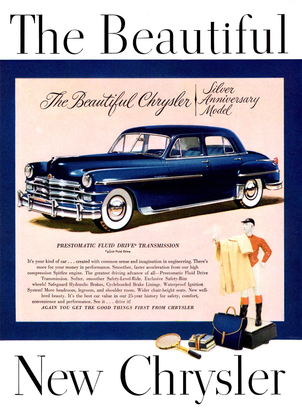 Chrysler Ad (May–June, 1949) – The Beautiful New Chrysler