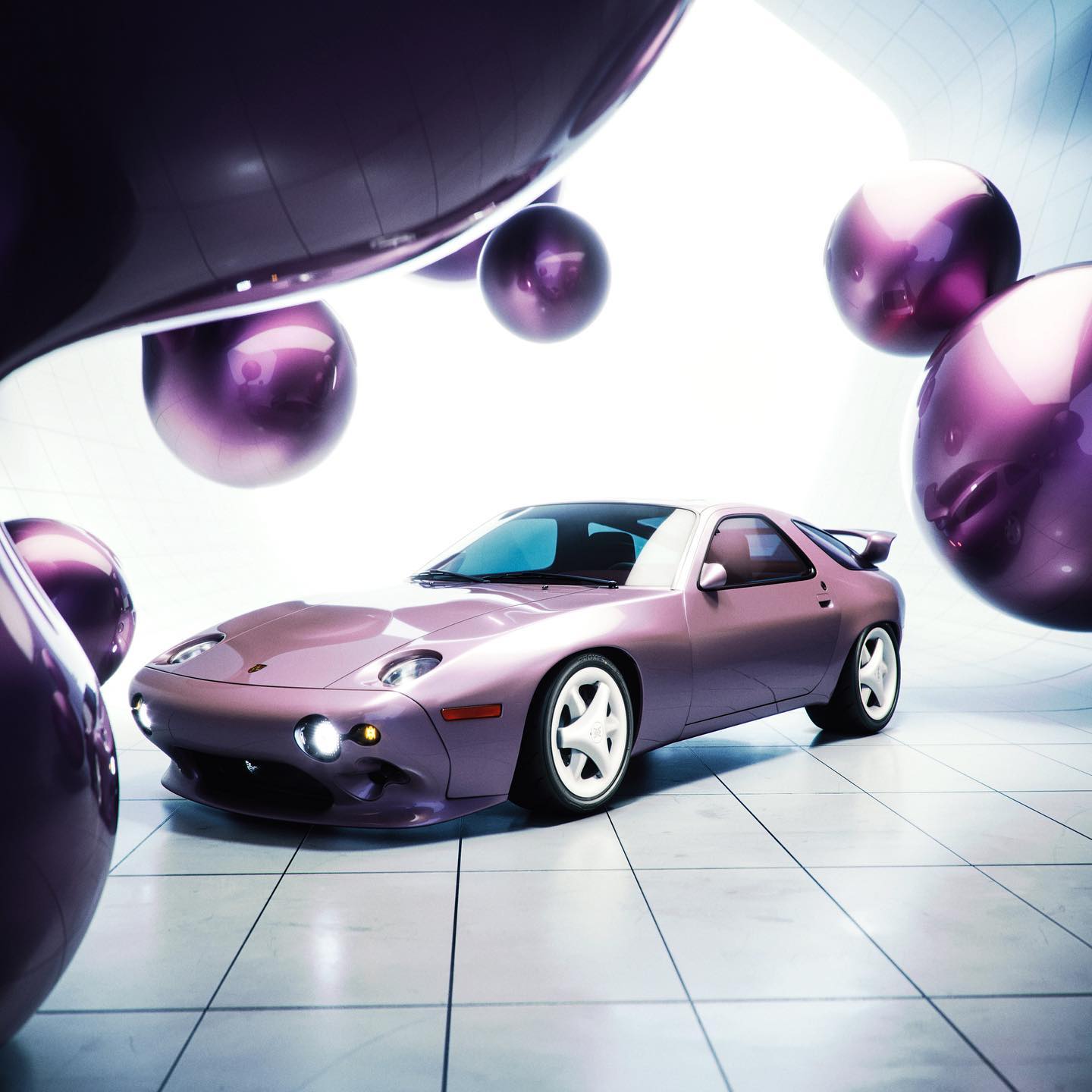 Porsche NEBULA 928 (2023): Art Car Concept by Daniel Arsham