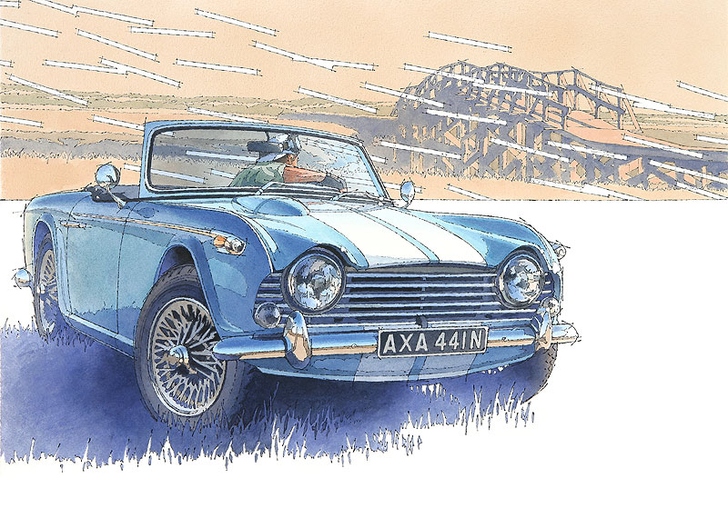 Triumph TR4, 1961–1968 – Illustrated by Kiyotaka Nagano