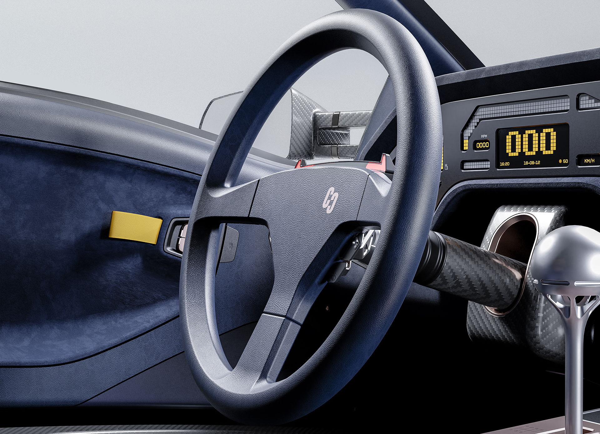 Eccentrica (2023): Lamborghini Diablo Restomod – Interior