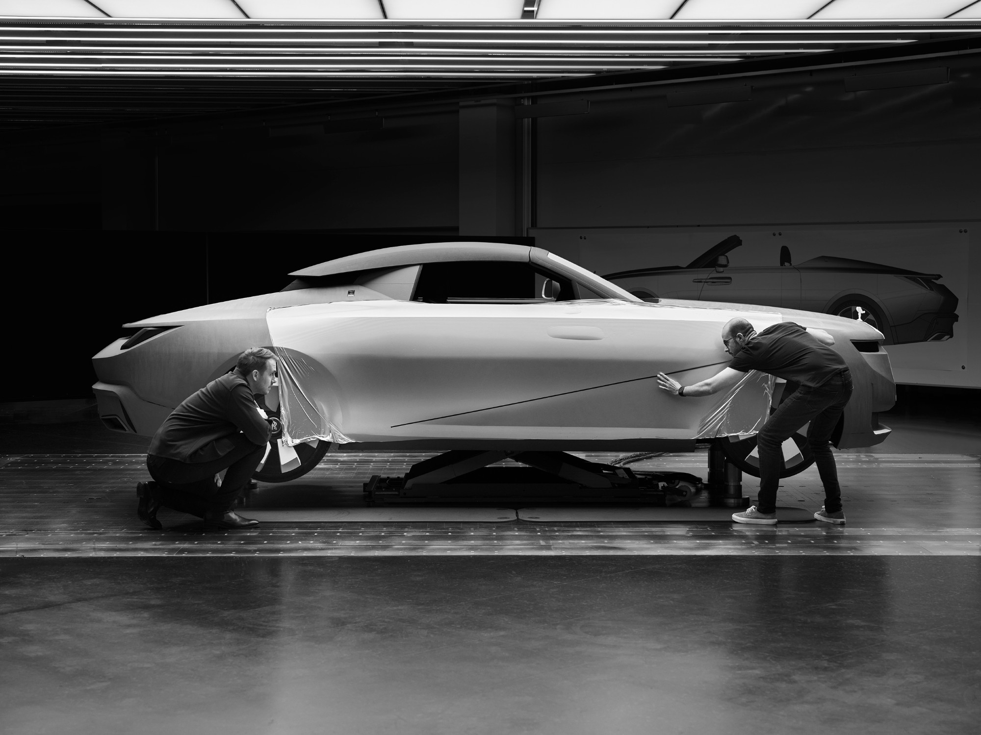 Rolls-Royce Droptail – Clay Modelling