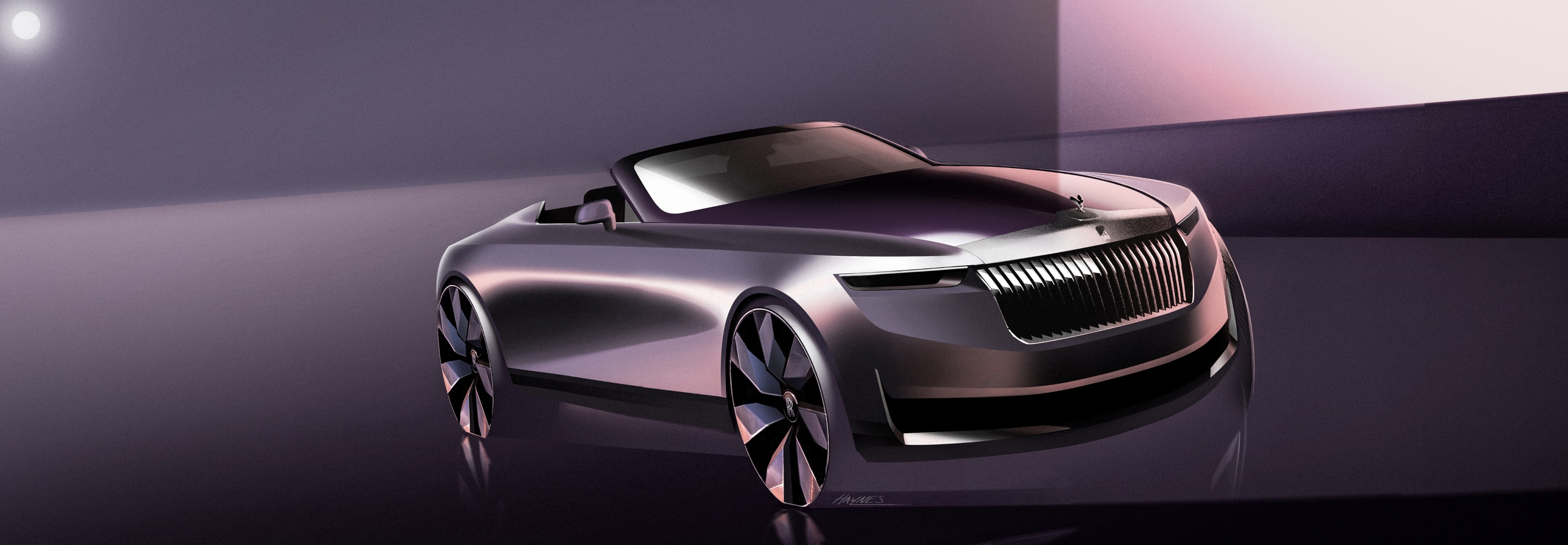 Rolls-Royce Amethyst Droptail (2023) – Design Sketch