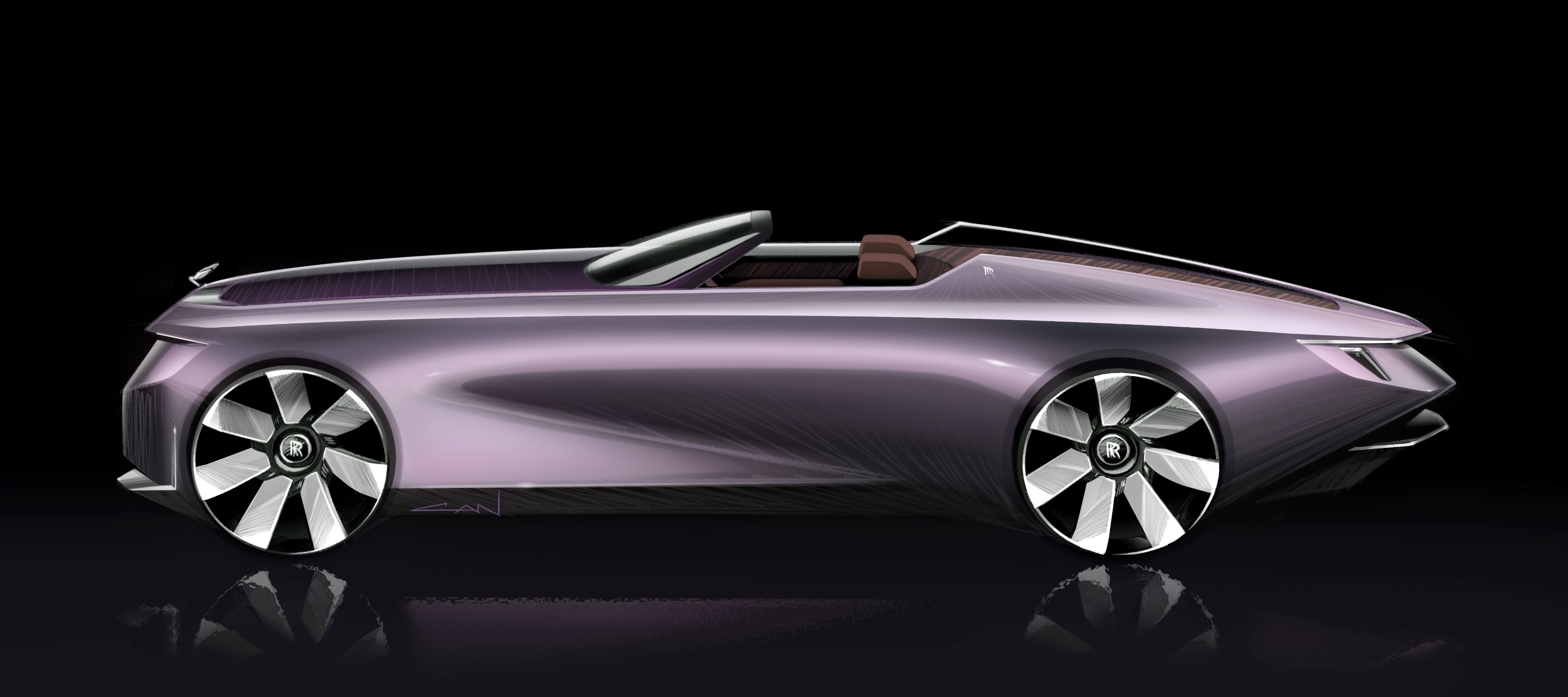 Rolls-Royce Amethyst Droptail (2023) – Design Sketch