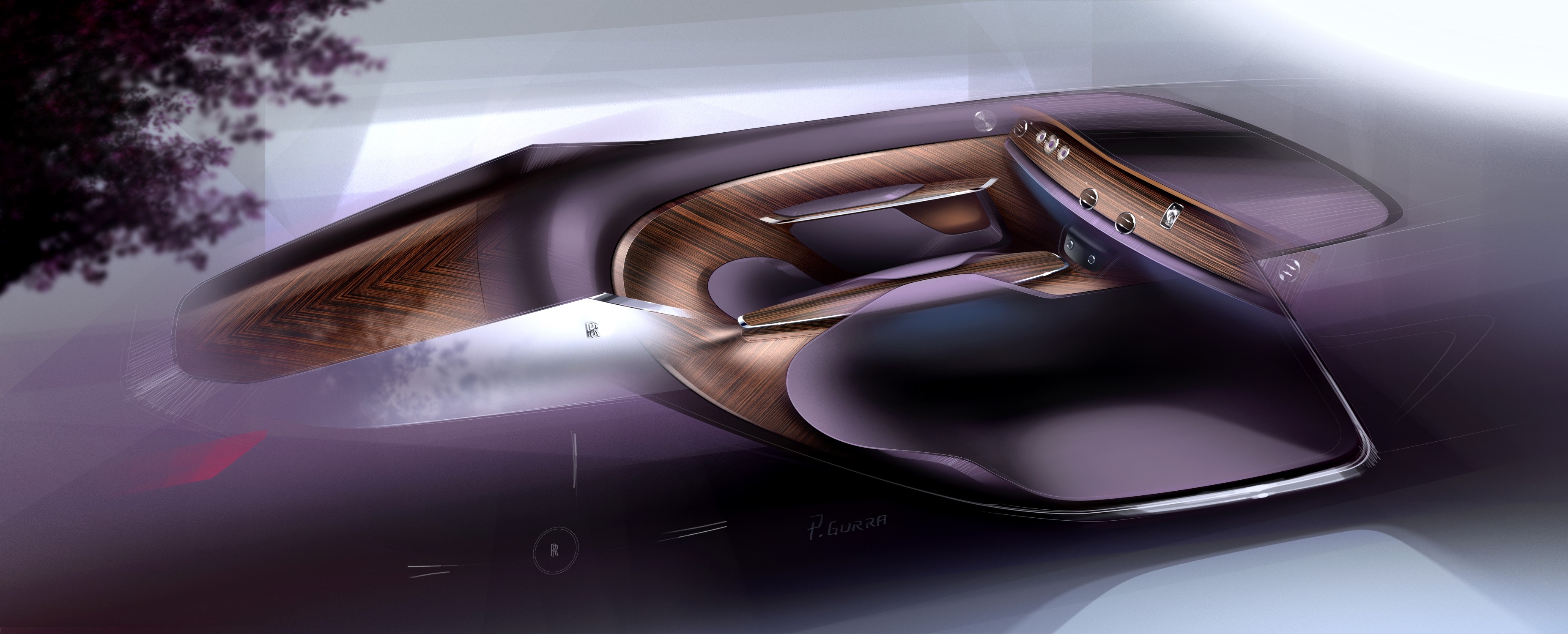 Rolls-Royce Amethyst Droptail (2023) – Design Sketch