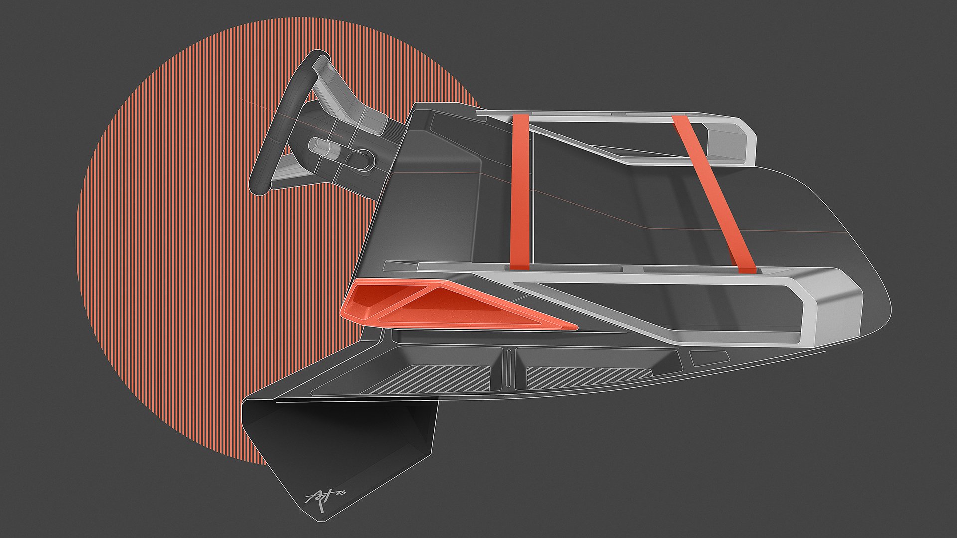 Canoo American Bulldog (2023): Design Sketch