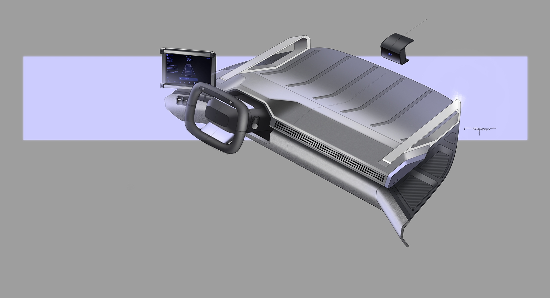 Canoo American Bulldog (2023): Design Sketch
