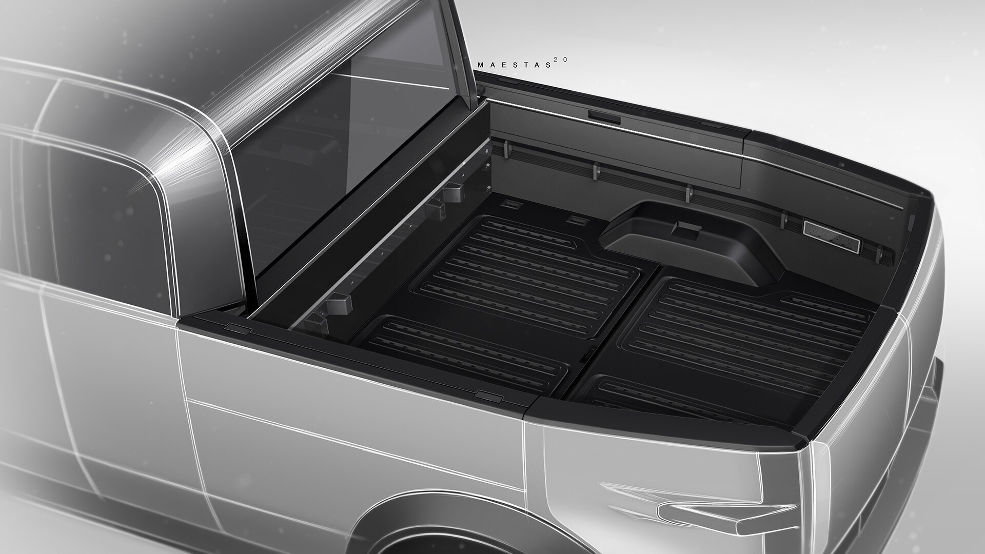 Canoo Pickup Truck (2021) – Design Sketch