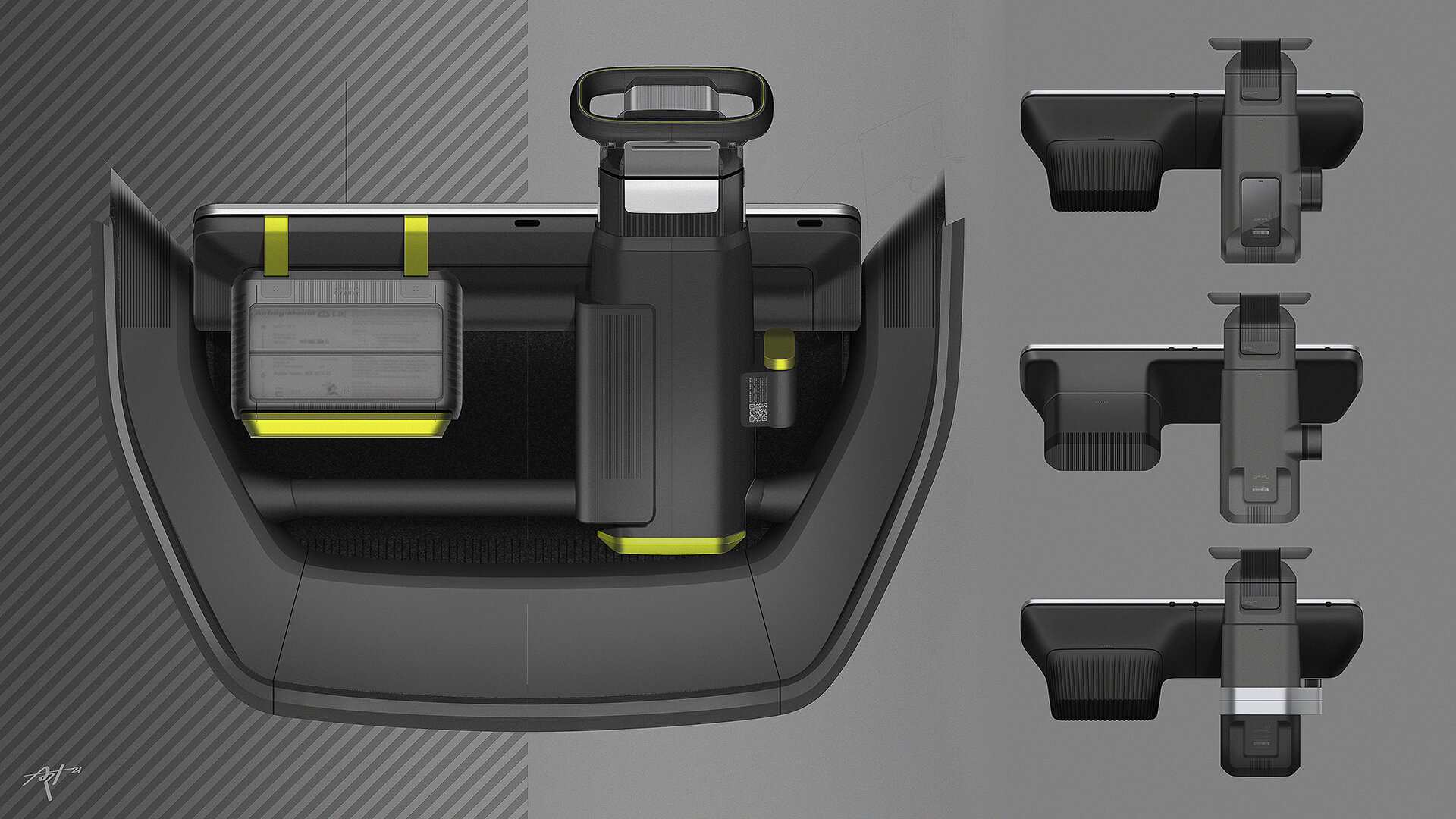 Canoo Pickup Truck (2021) – Design Sketch – Interior