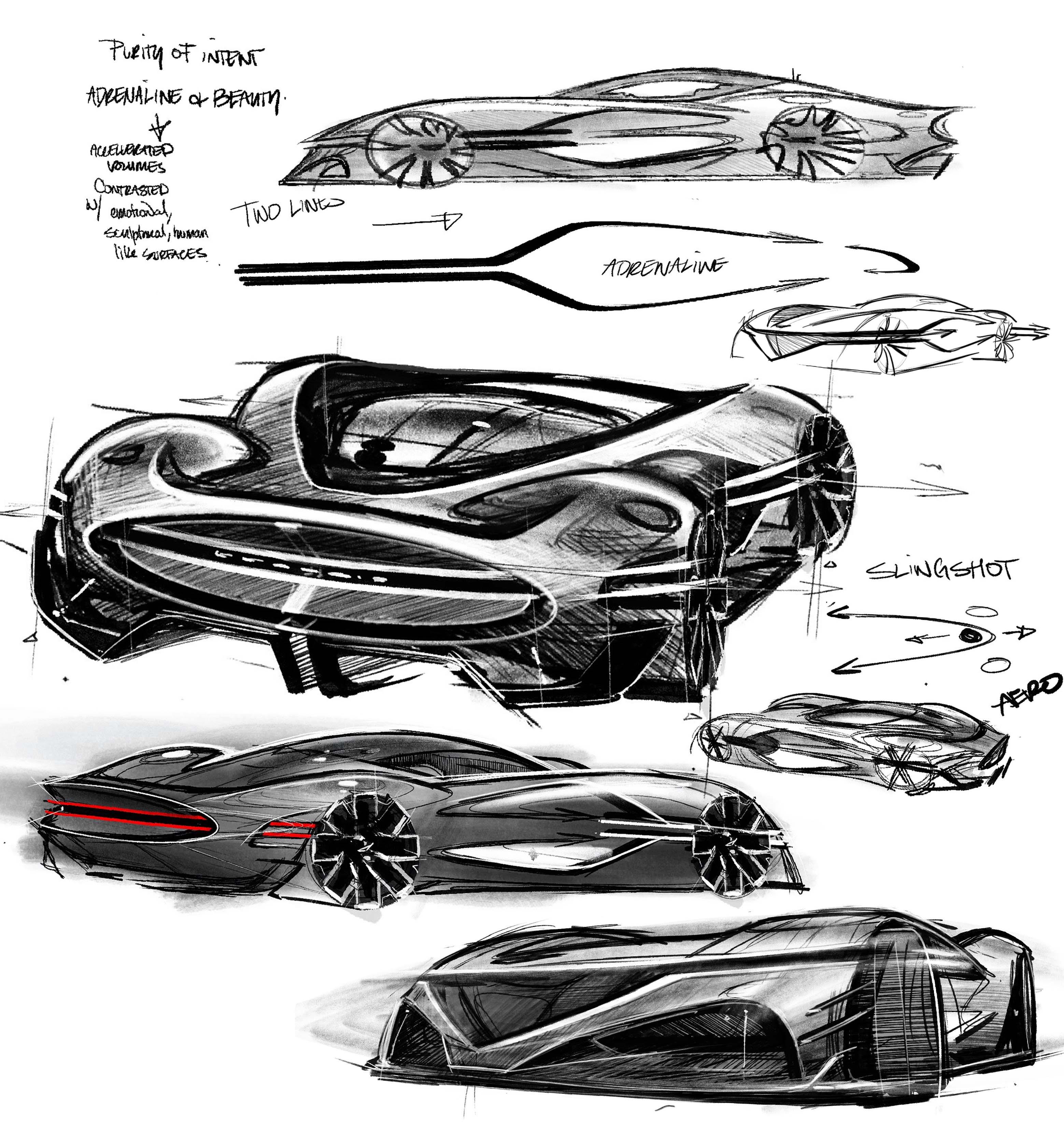 Genesis X Gran Berlinetta Vision Gran Turismo Concept (2023) – Design Sketch