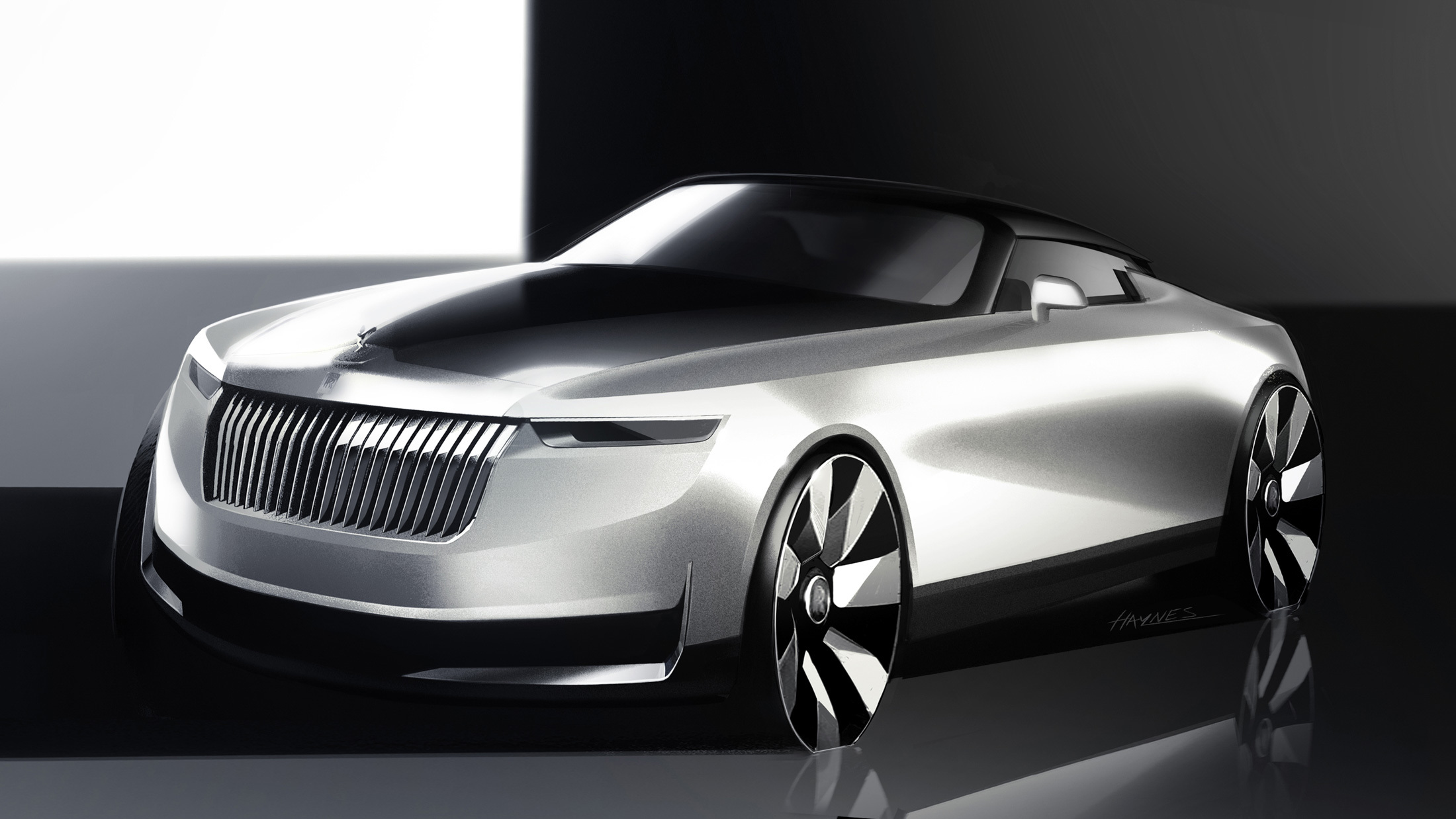 Rolls-Royce Arcadia Droptail (2024) – Design Sketch