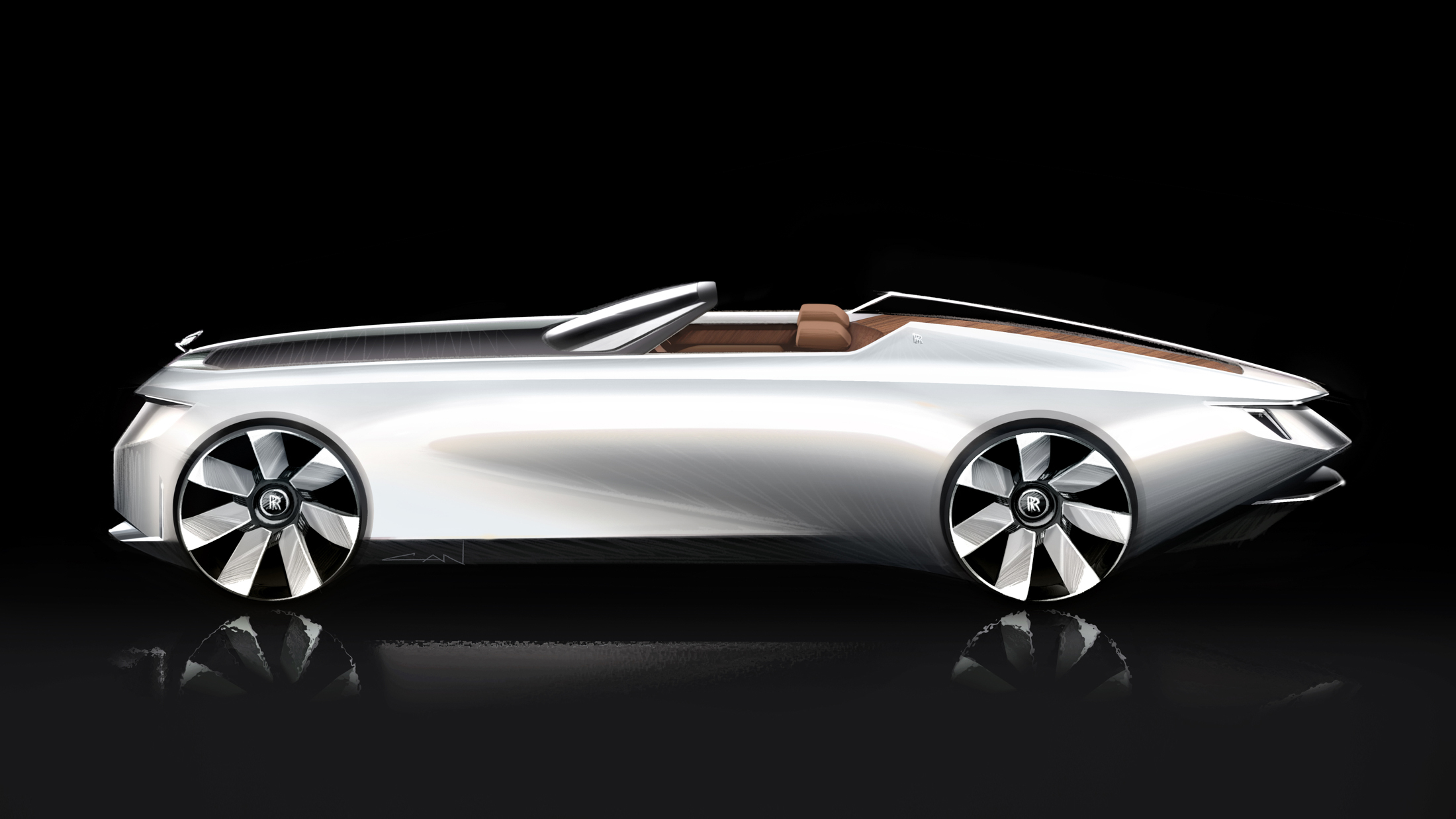 Rolls-Royce Arcadia Droptail (2024) – Design Sketch