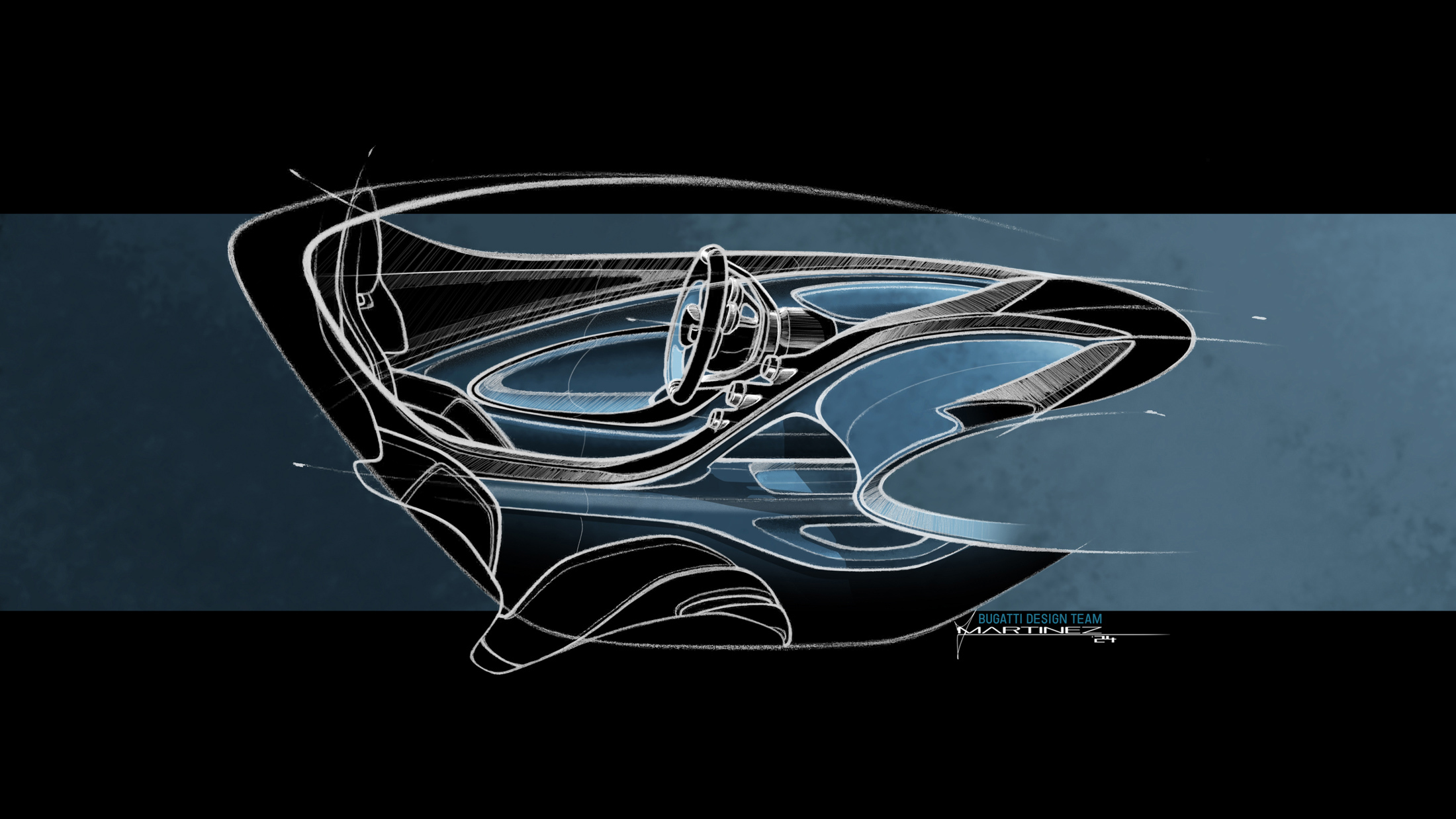 Bugatti Tourbillon (2026) – Design Sketch – Interior