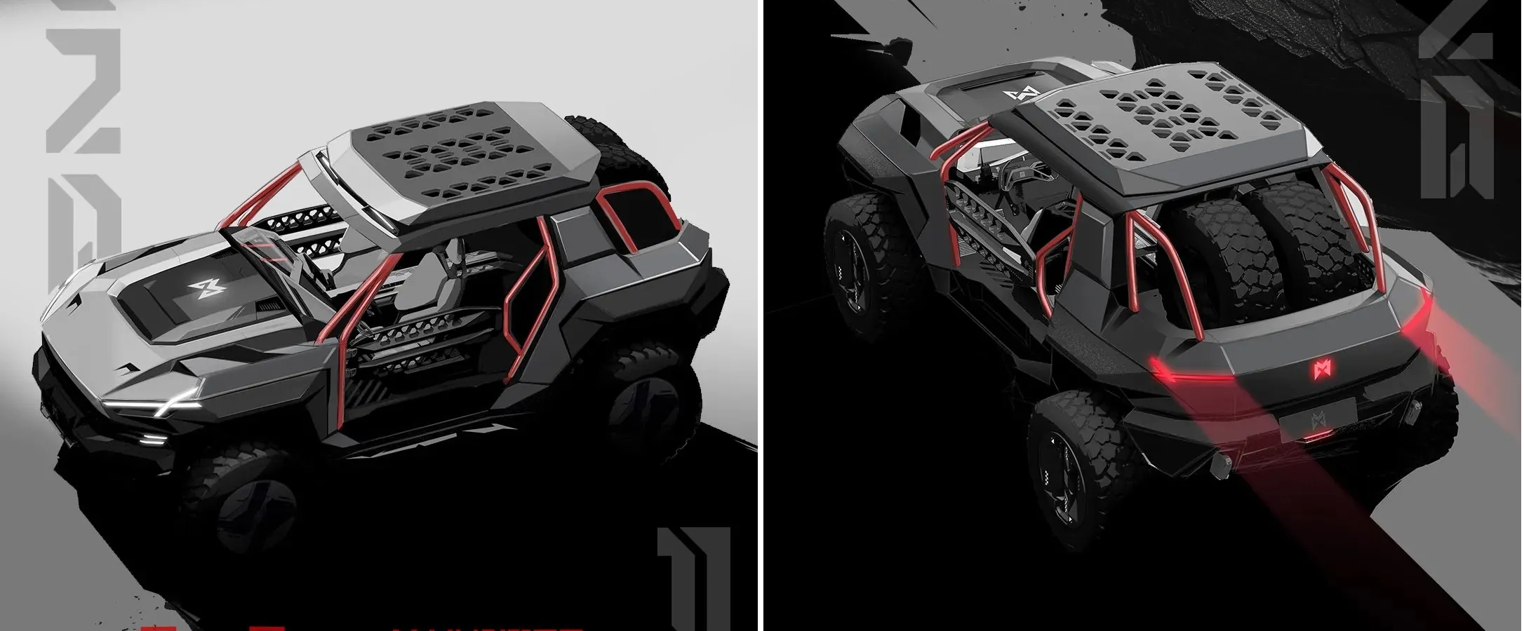 Dongfeng Mengshi M-Hunter (2024) – Design Sketches