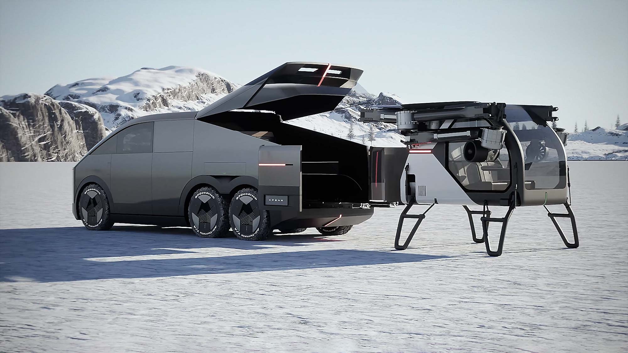 Xpeng AeroHT Land Aircraft Carrier Modular Flying Car (2026)