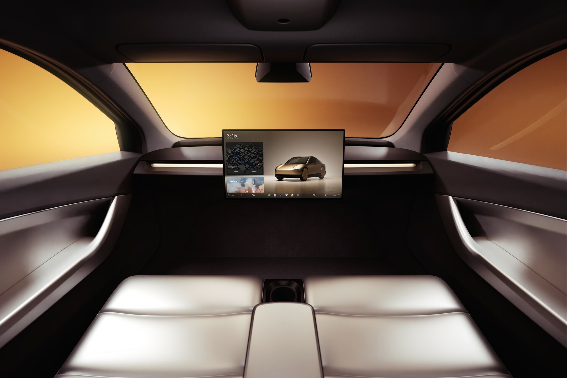 Tesla Cybercab (2024) – Interior