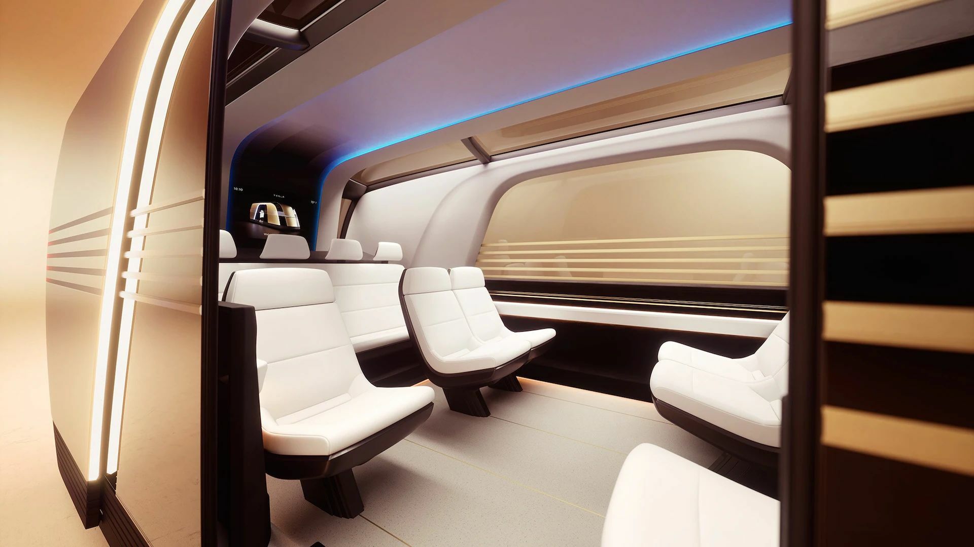 Tesla Robovan (2024) – Interior